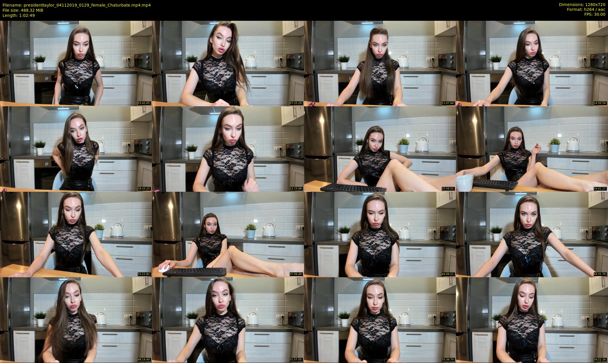 presidenttaylor — 63 minute Chaturbate female cam show recording, 720p, Nov 4, 2019
