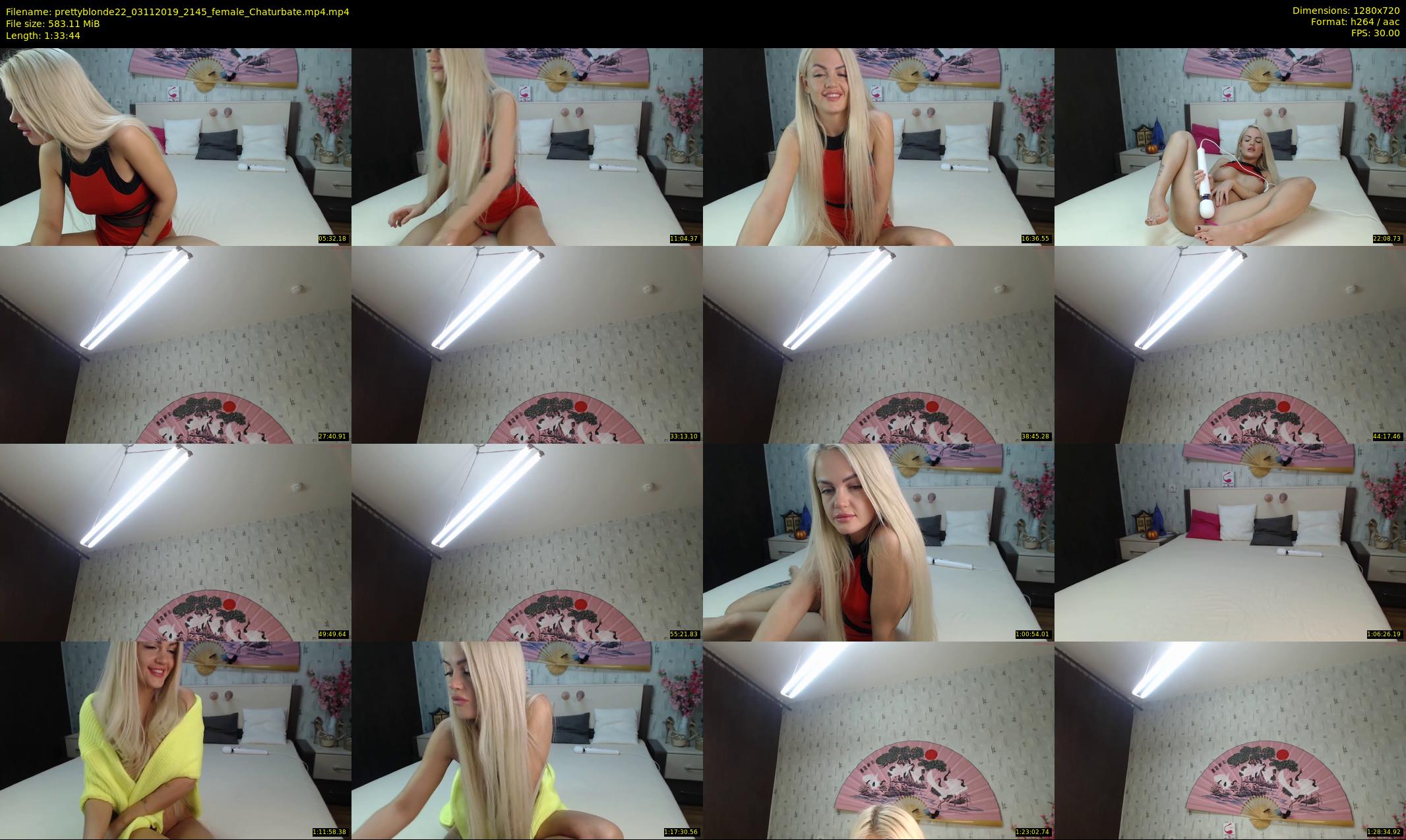 prettyblonde22 — 94 minute Chaturbate female cam show recording, 720p, Nov 3, 2019