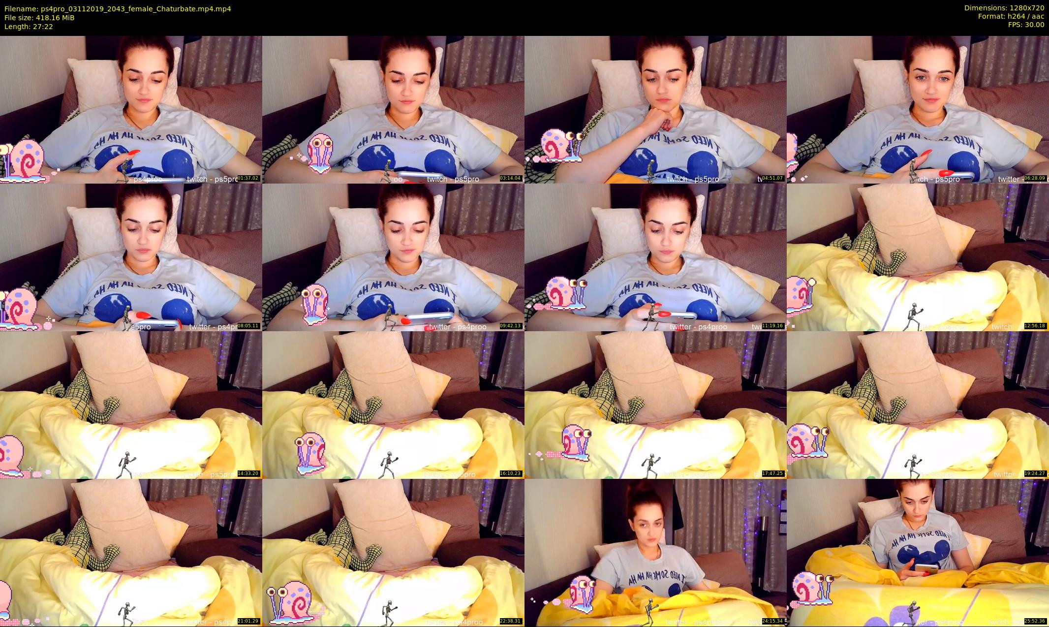ps4pro — 28 minute Chaturbate female cam show recording, 720p, Nov 3, 2019