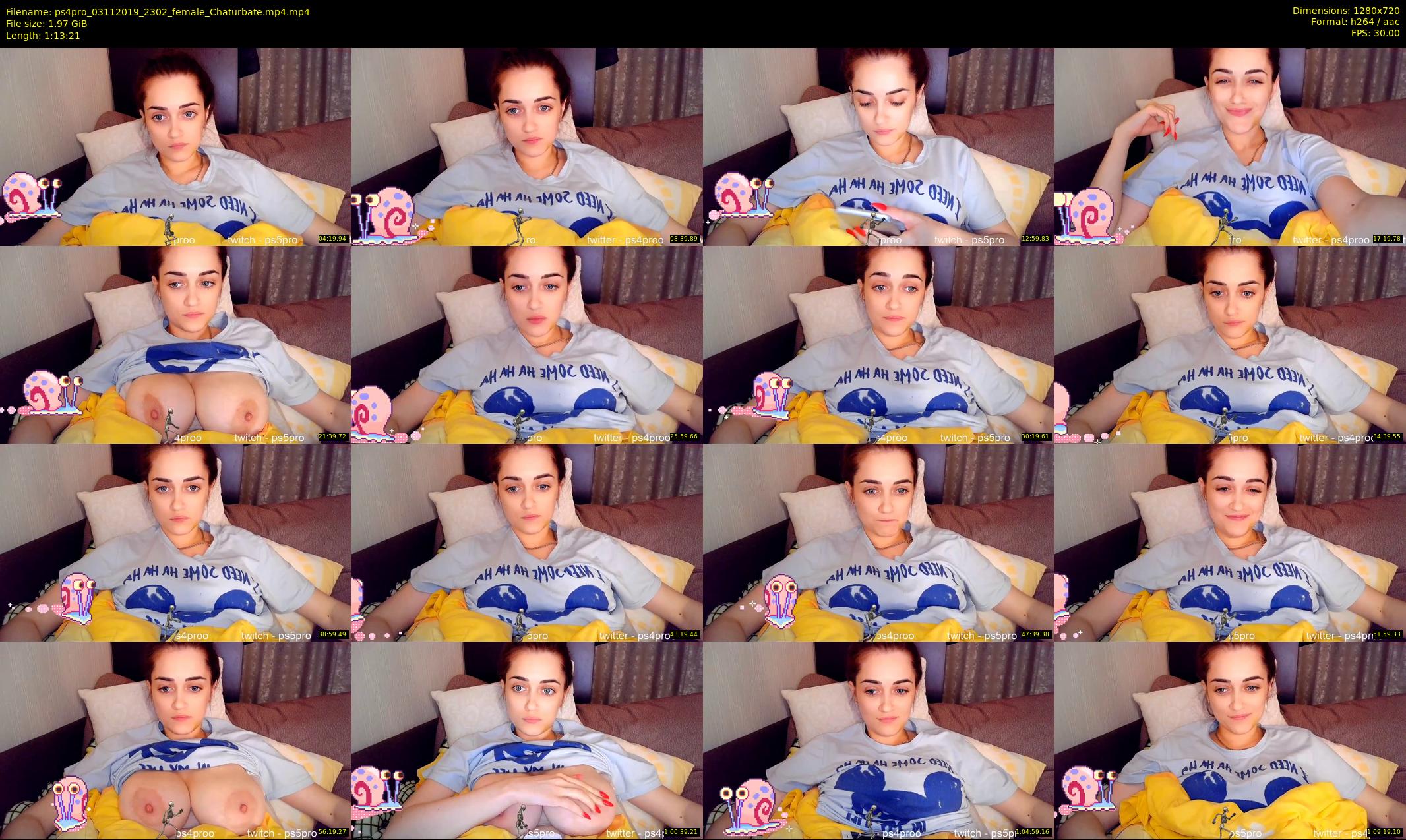 ps4pro — 74 minute Chaturbate female cam show recording, 720p, Nov 3, 2019