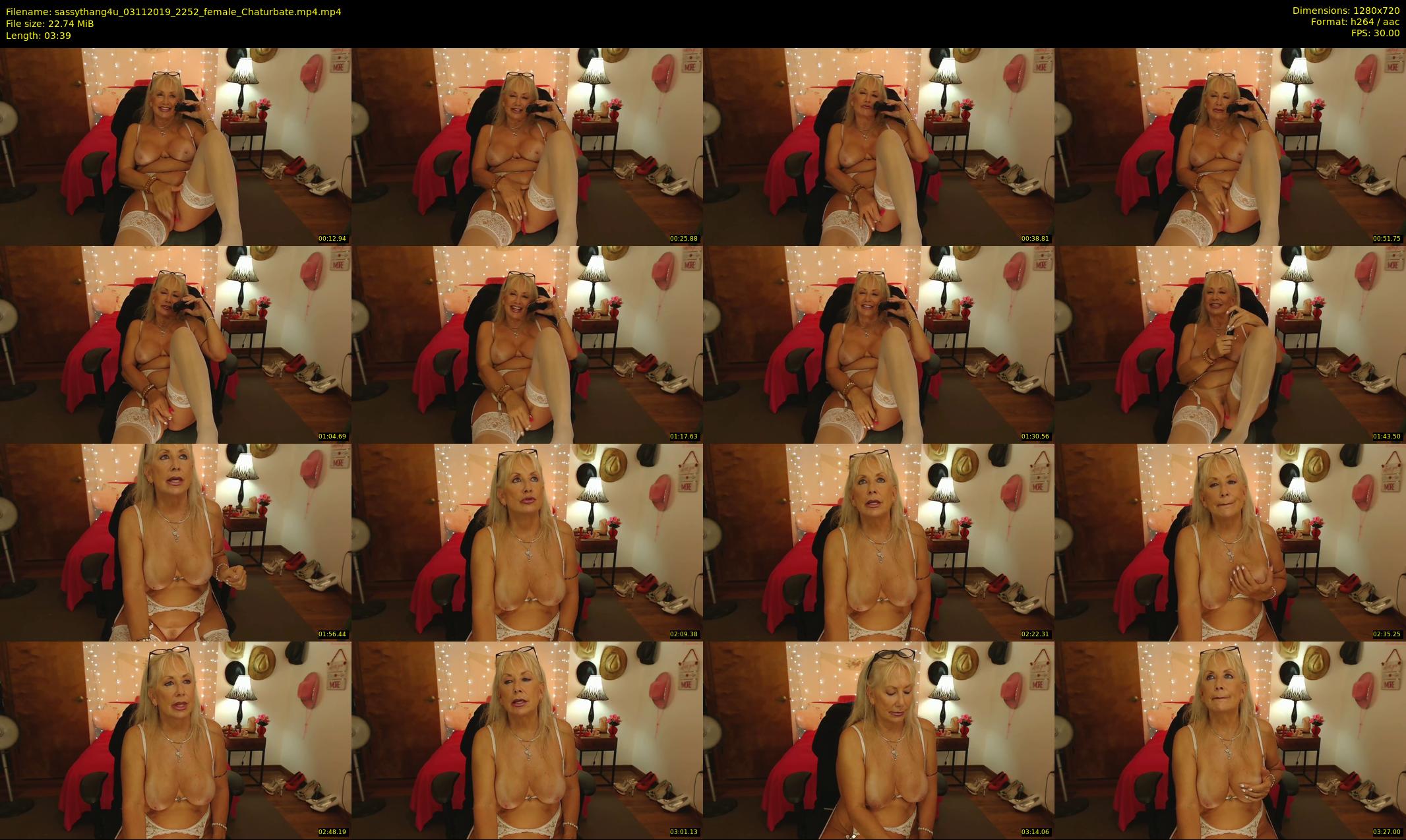 sassythang4u — 4 minute Chaturbate female cam show recording, 720p, Nov 3, 2019