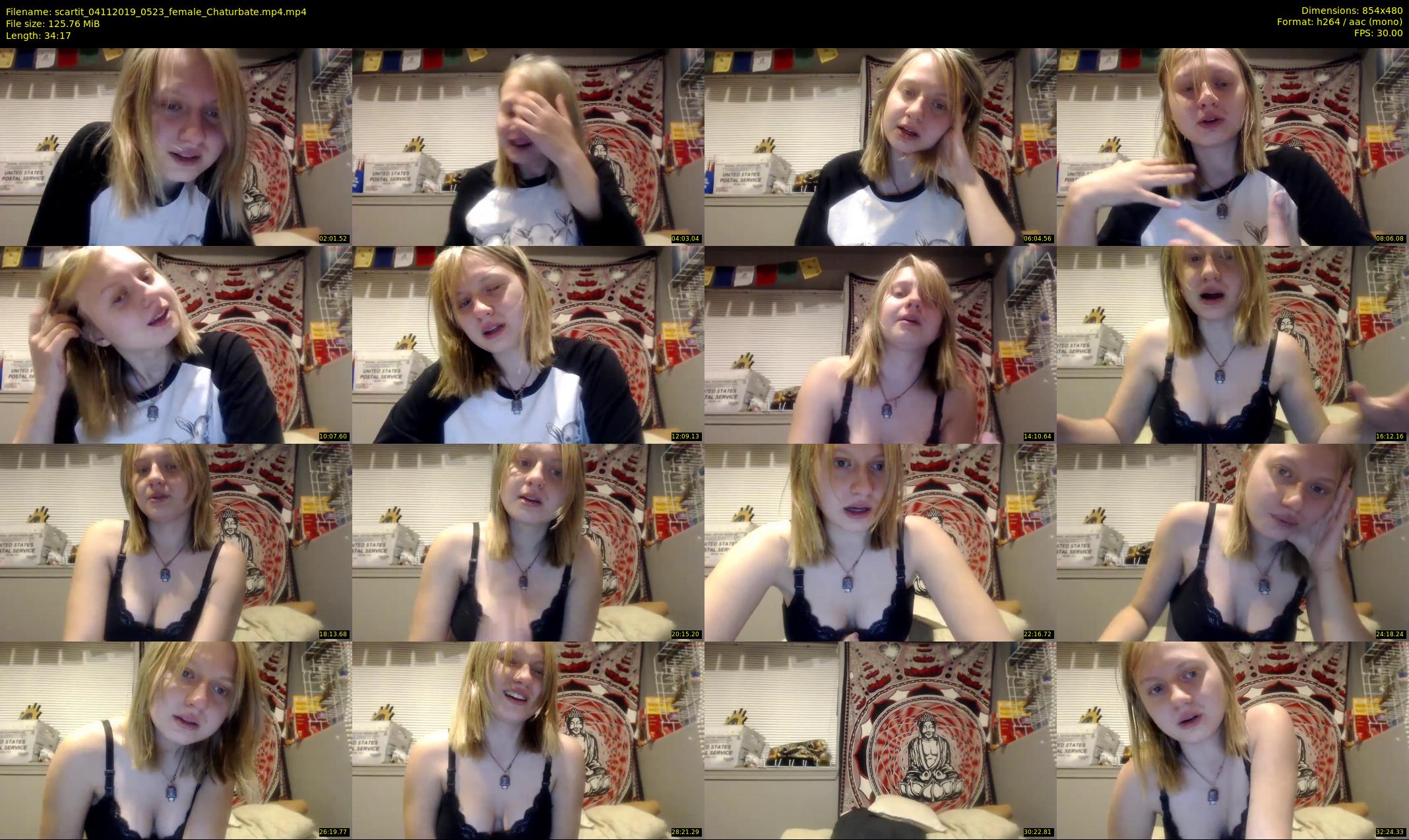 scartit — 35 minute Chaturbate female cam show recording, 480p, Nov 4, 2019