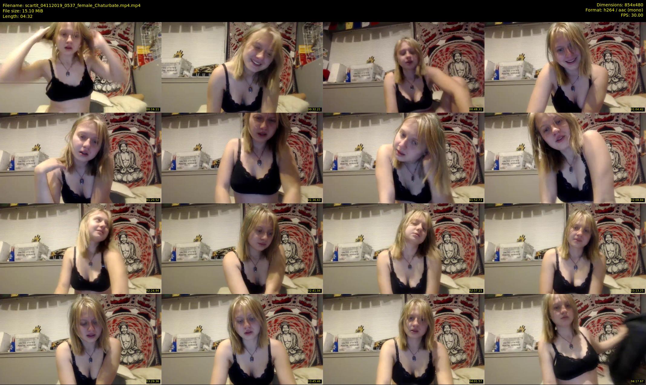 scartit — 5 minute Chaturbate female cam show recording, 480p, Nov 4, 2019