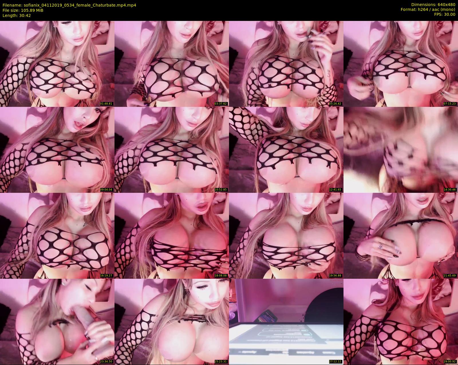 sofianix — 31 minute Chaturbate female cam show recording, 480p, Nov 4, 2019