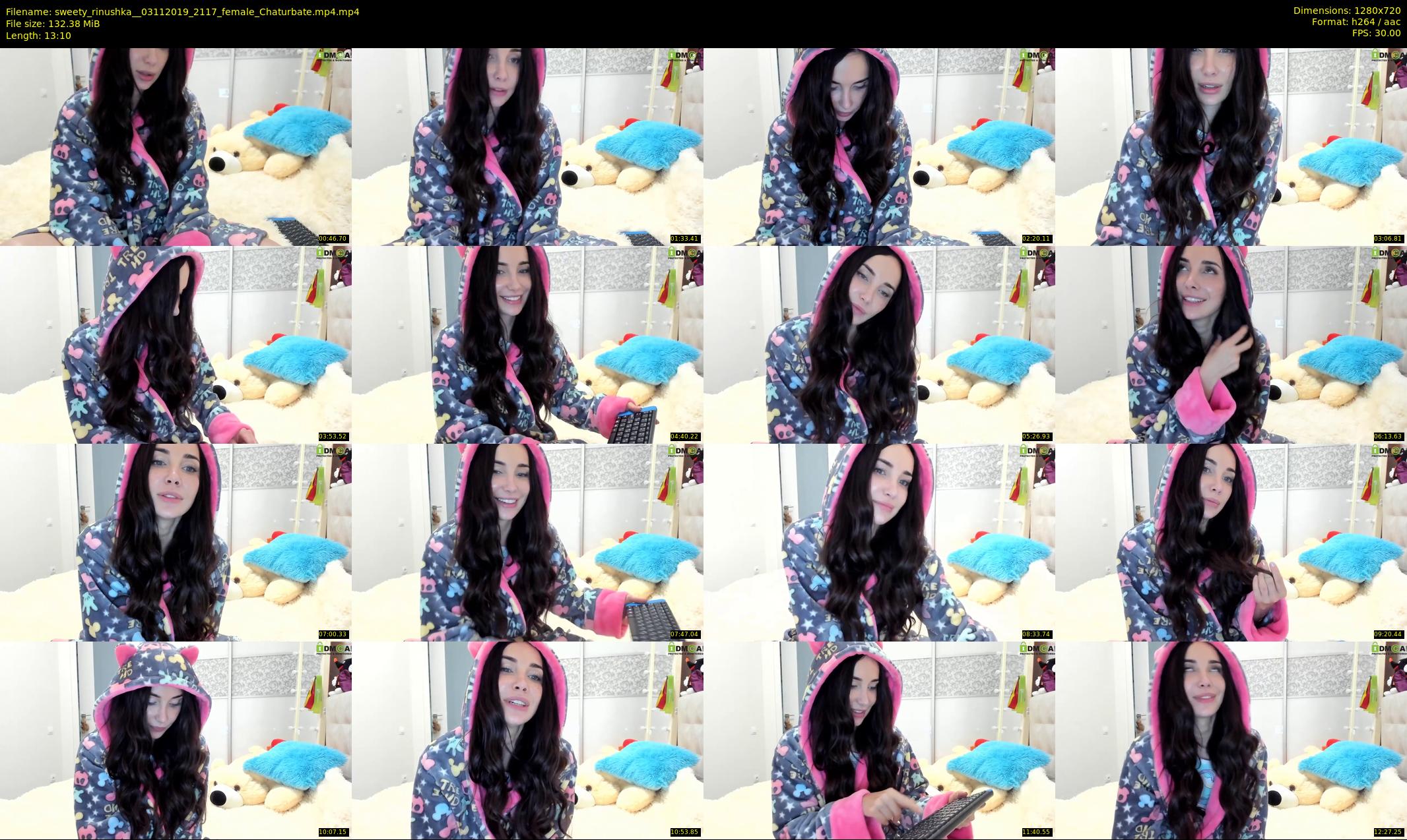 sweety_rinushka_ — 14 minute Chaturbate female cam show recording, 720p, Nov 3, 2019