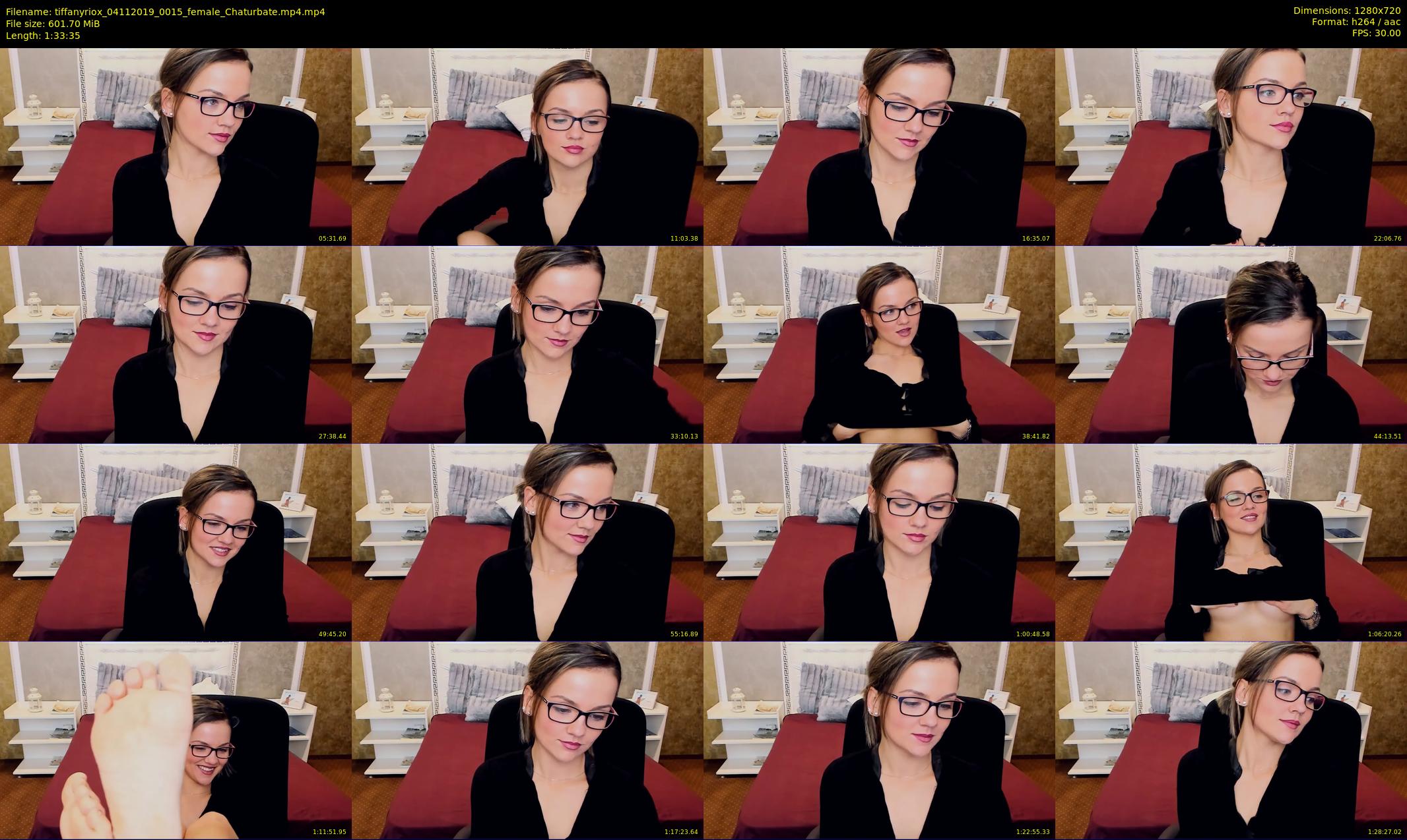 tiffanyriox — 94 minute Chaturbate female cam show recording, 720p, Nov 4, 2019