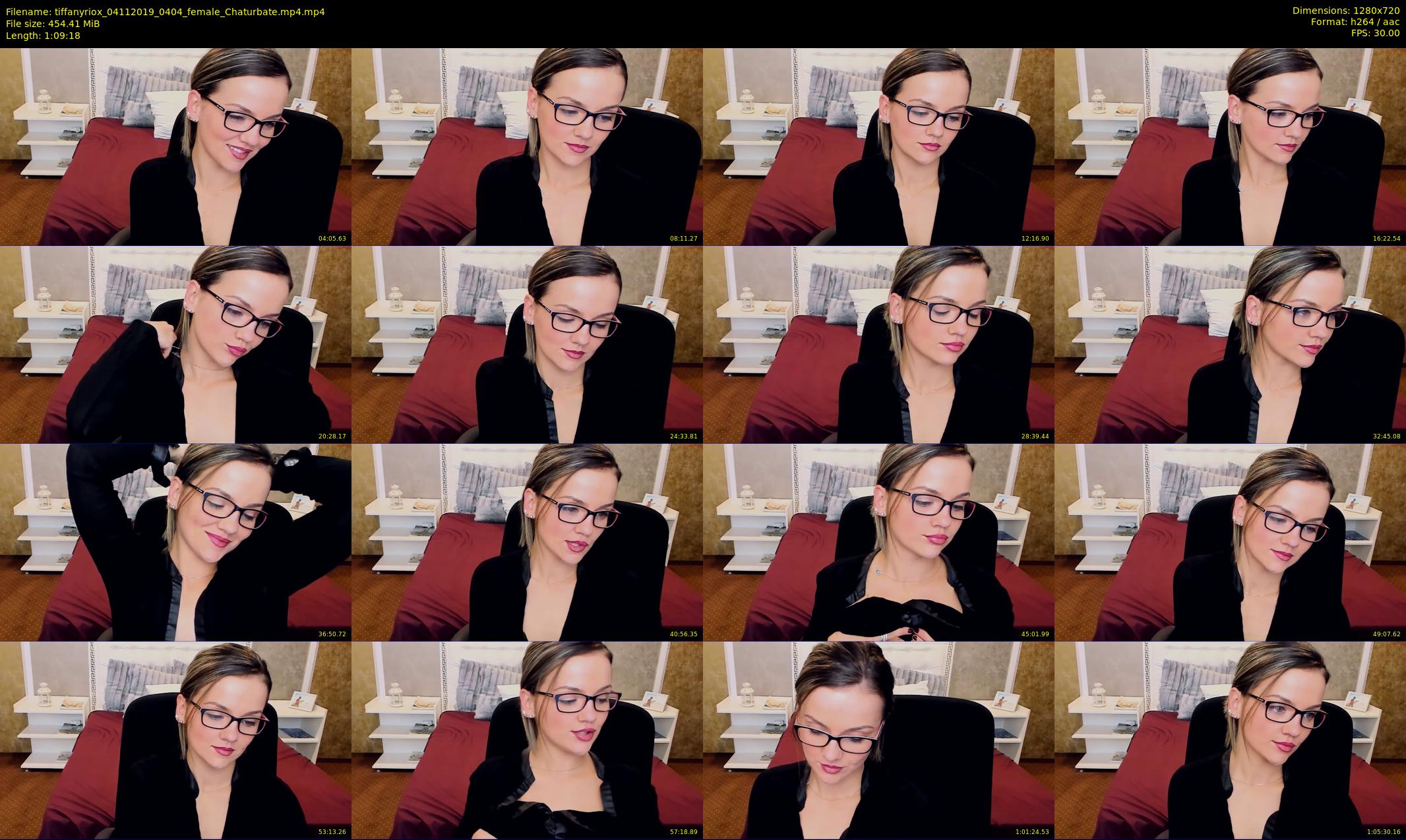 tiffanyriox — 70 minute Chaturbate female cam show recording, 720p, Nov 4, 2019