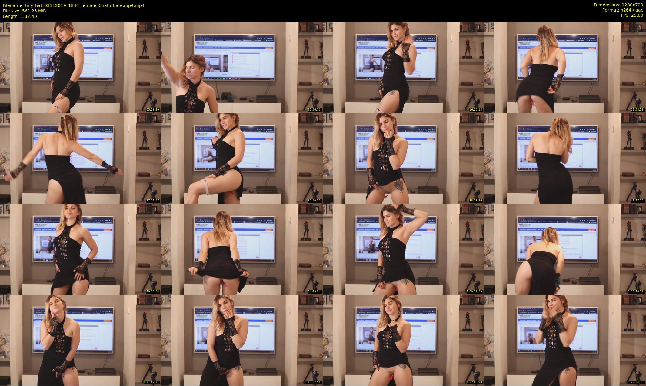tiny_hat — 93 minute Chaturbate female cam show recording, 720p, Nov 3, 2019