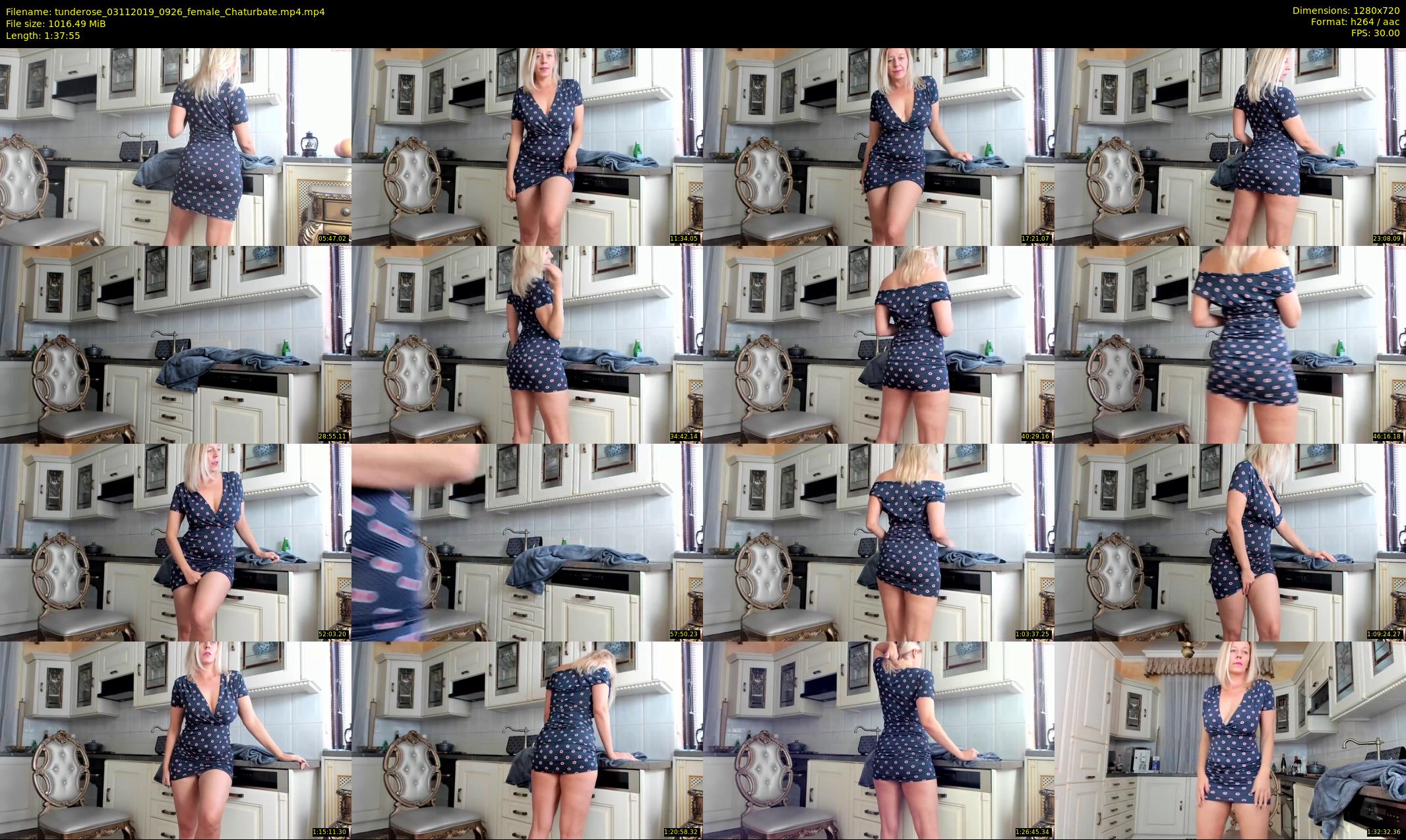 tunderose — 98 minute Chaturbate female cam show recording, 720p, Nov 3, 2019