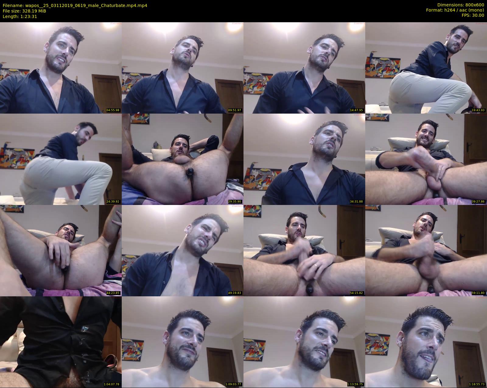 wapos__25 — 84 minute Chaturbate male cam show recording, 480p, Nov 3, 2019