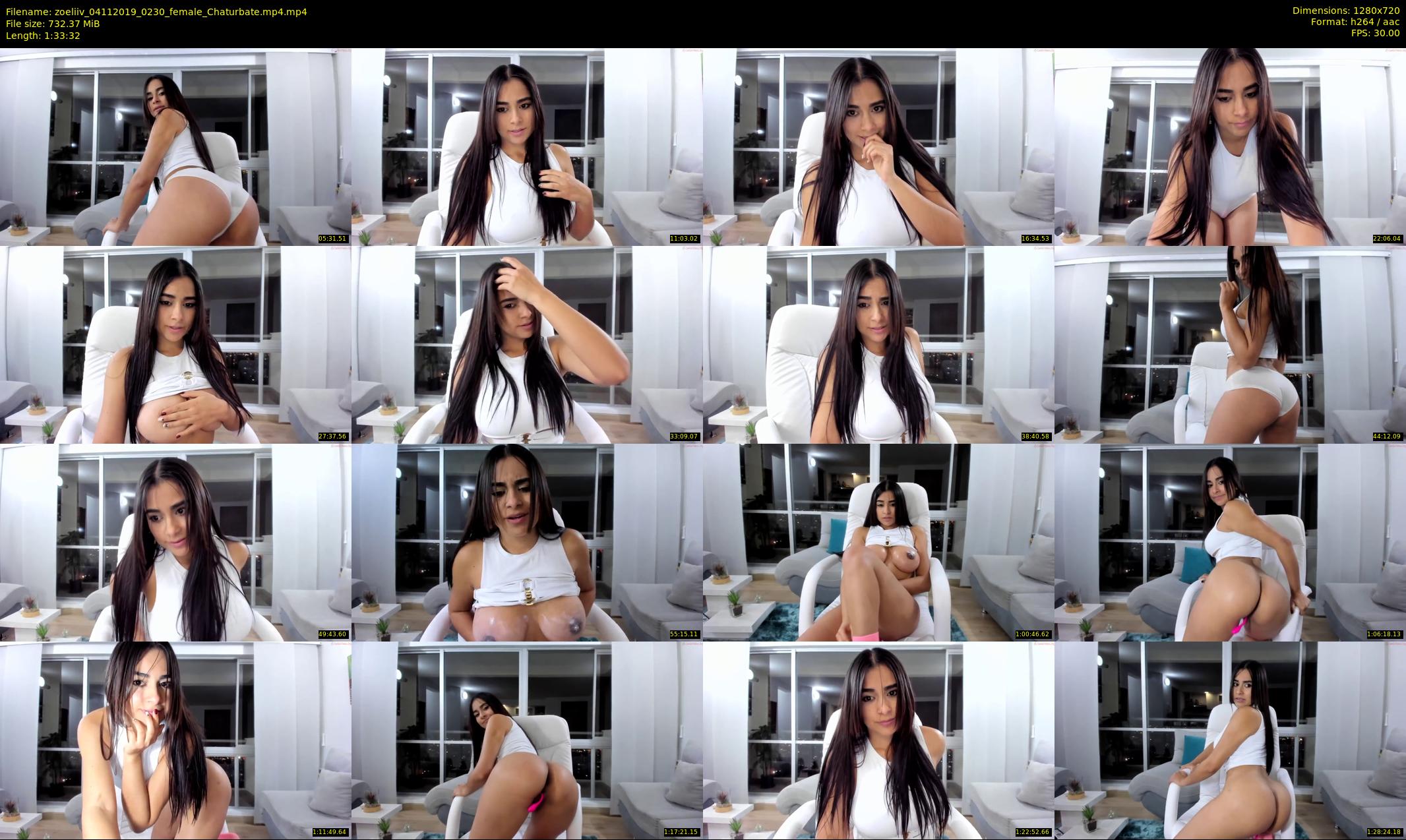 zoeliiv — 94 minute Chaturbate female cam show recording, 720p, Nov 4, 2019