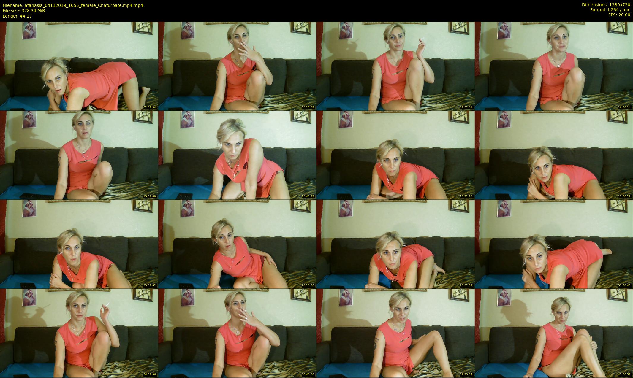 afanasia — 45 minute Chaturbate female cam show recording, 720p, Nov 4, 2019