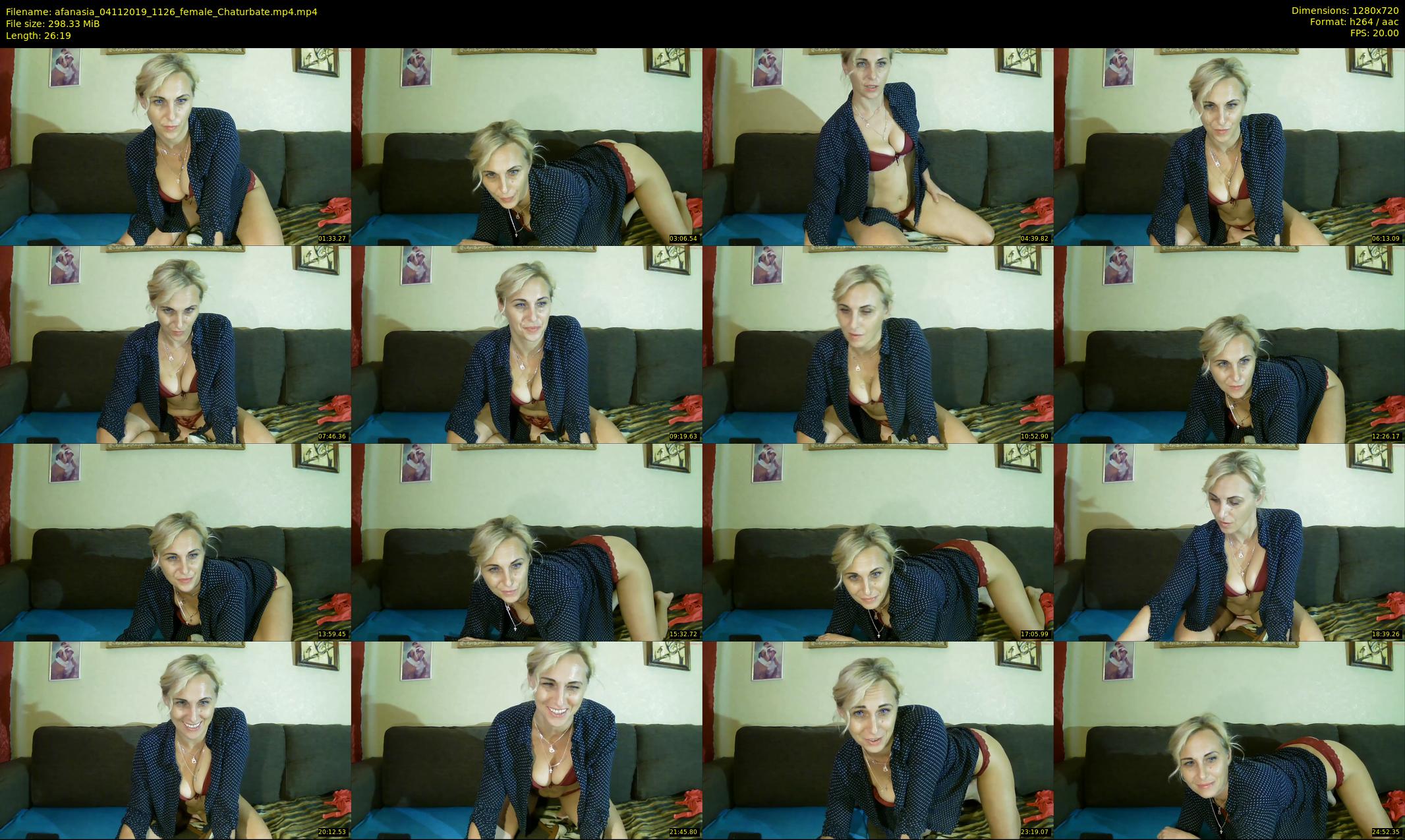 afanasia — 27 minute Chaturbate female cam show recording, 720p, Nov 4, 2019