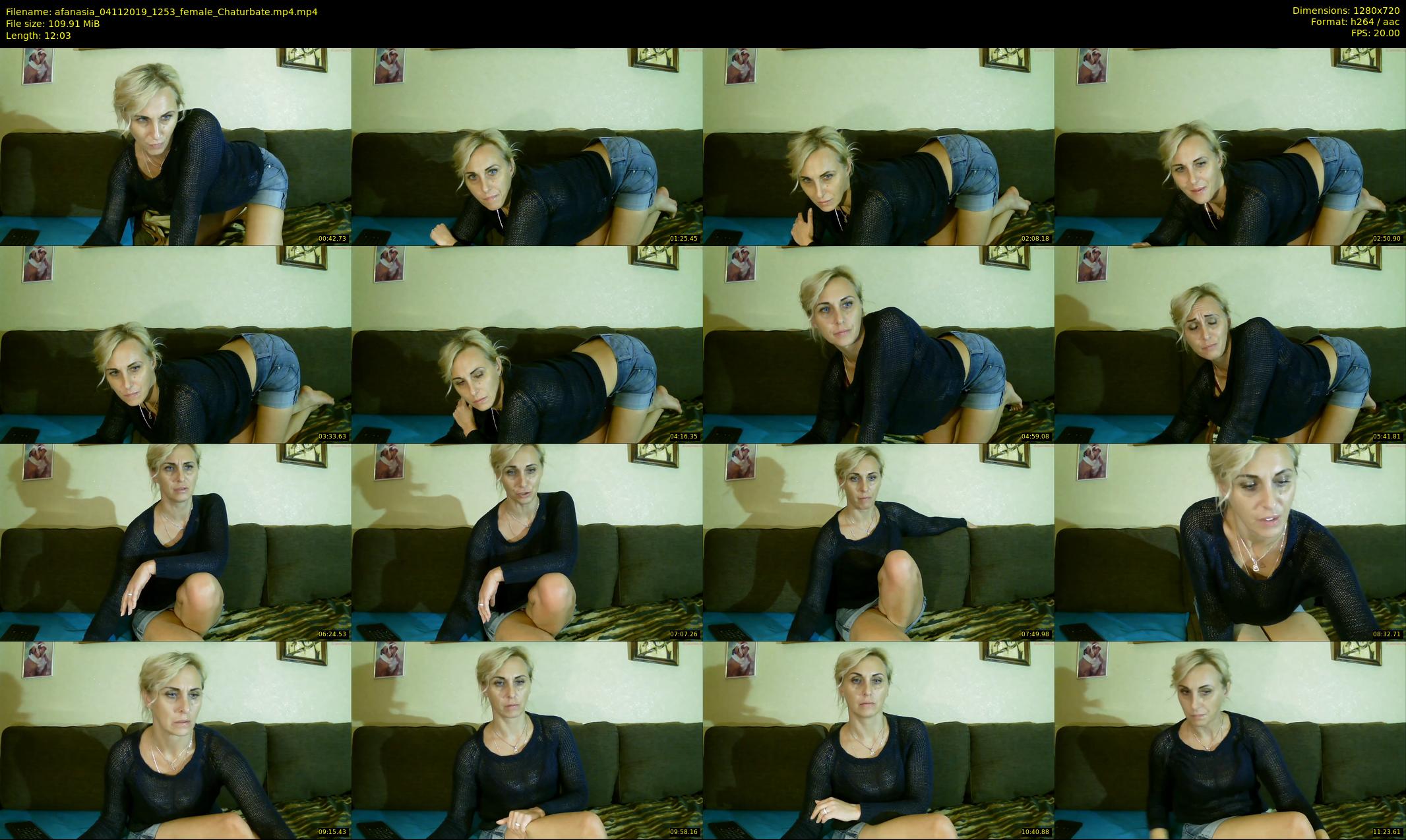 afanasia — 13 minute Chaturbate female cam show recording, 720p, Nov 4, 2019