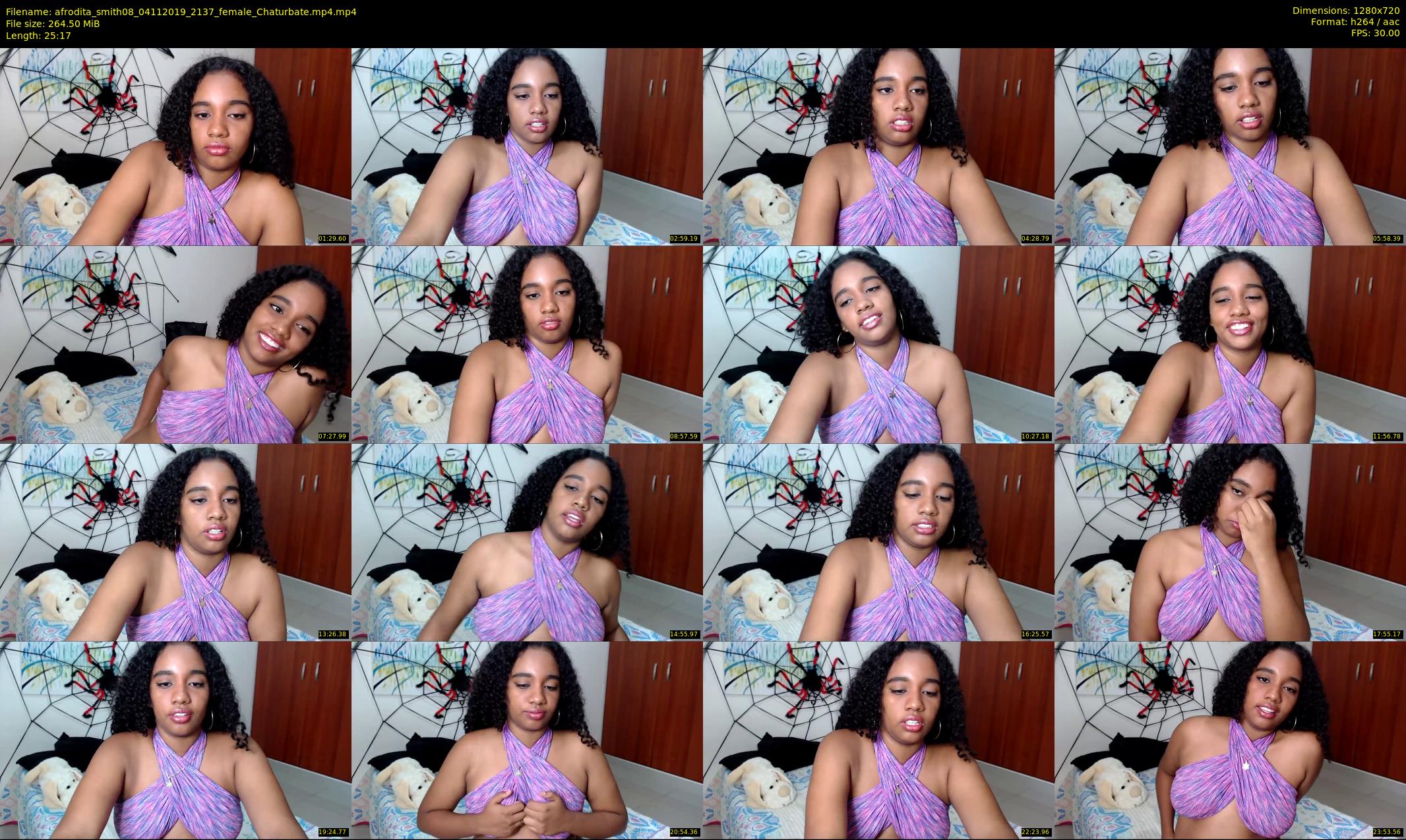 afrodita_smith08 — 26 minute Chaturbate female cam show recording, 720p, Nov 4, 2019