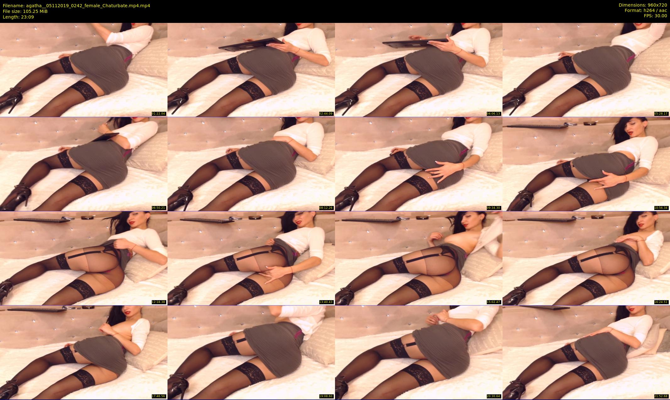 agatha_ — 24 minute Chaturbate female cam show recording, 720p, Nov 5, 2019