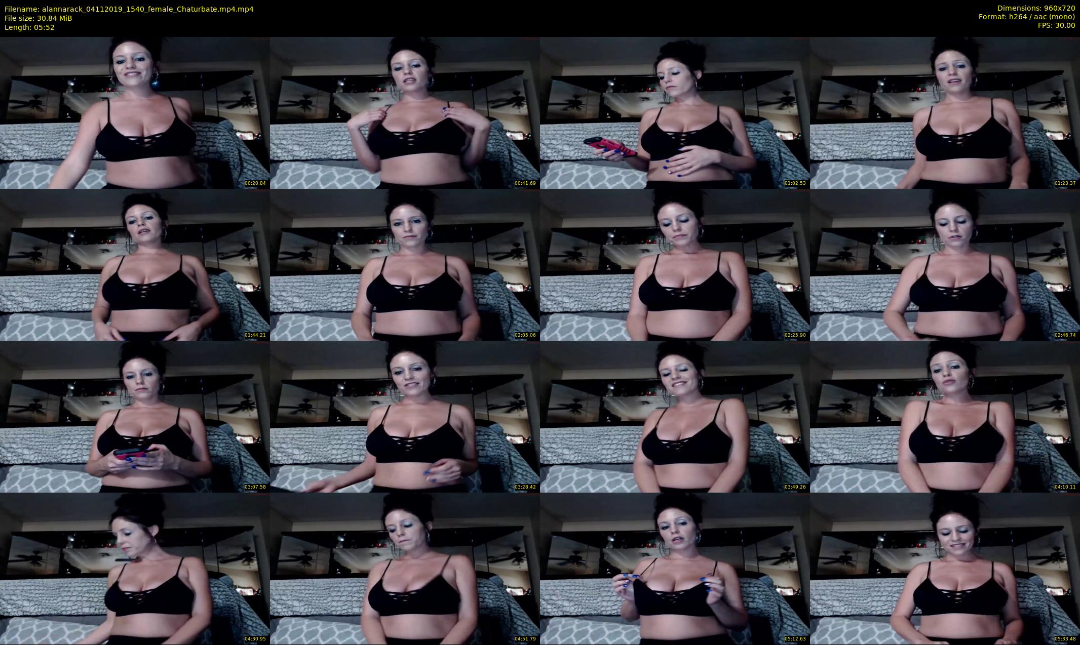 alannarack — 6 minute Chaturbate female cam show recording, 720p, Nov 4, 2019