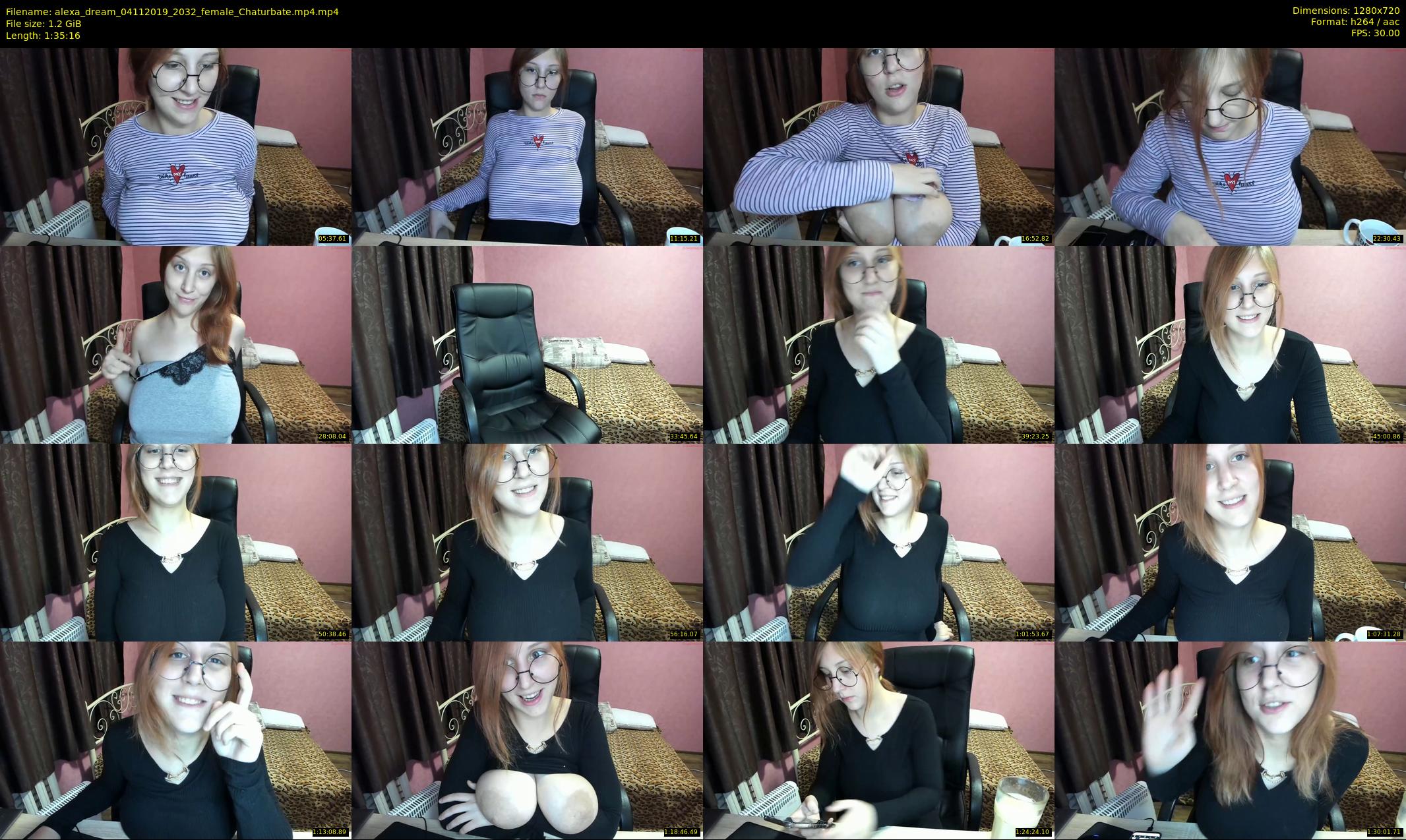 alexa_dream — 96 minute Chaturbate female cam show recording, 720p, Nov 4, 2019