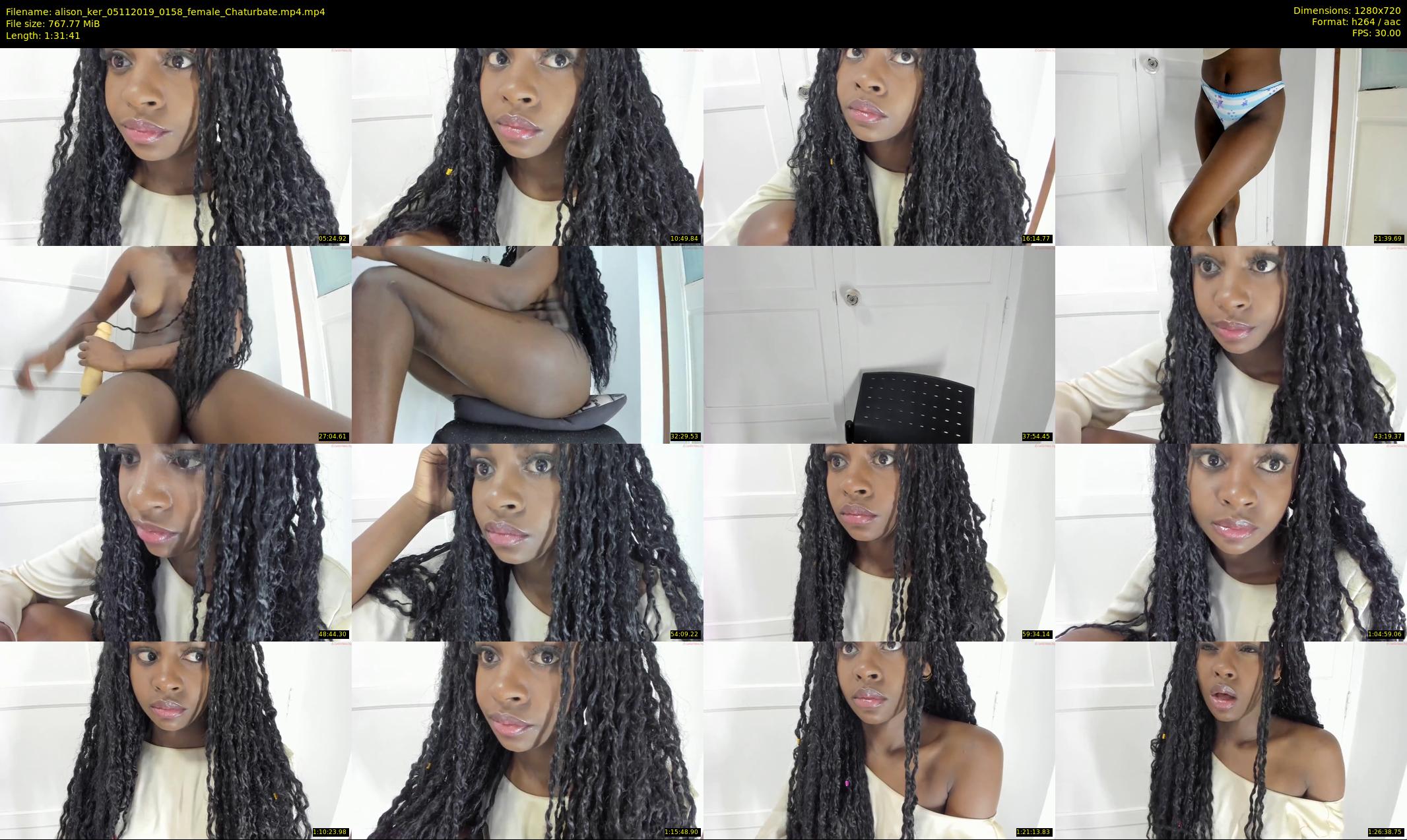 alison_ker — 92 minute Chaturbate female cam show recording, 720p, Nov 5, 2019