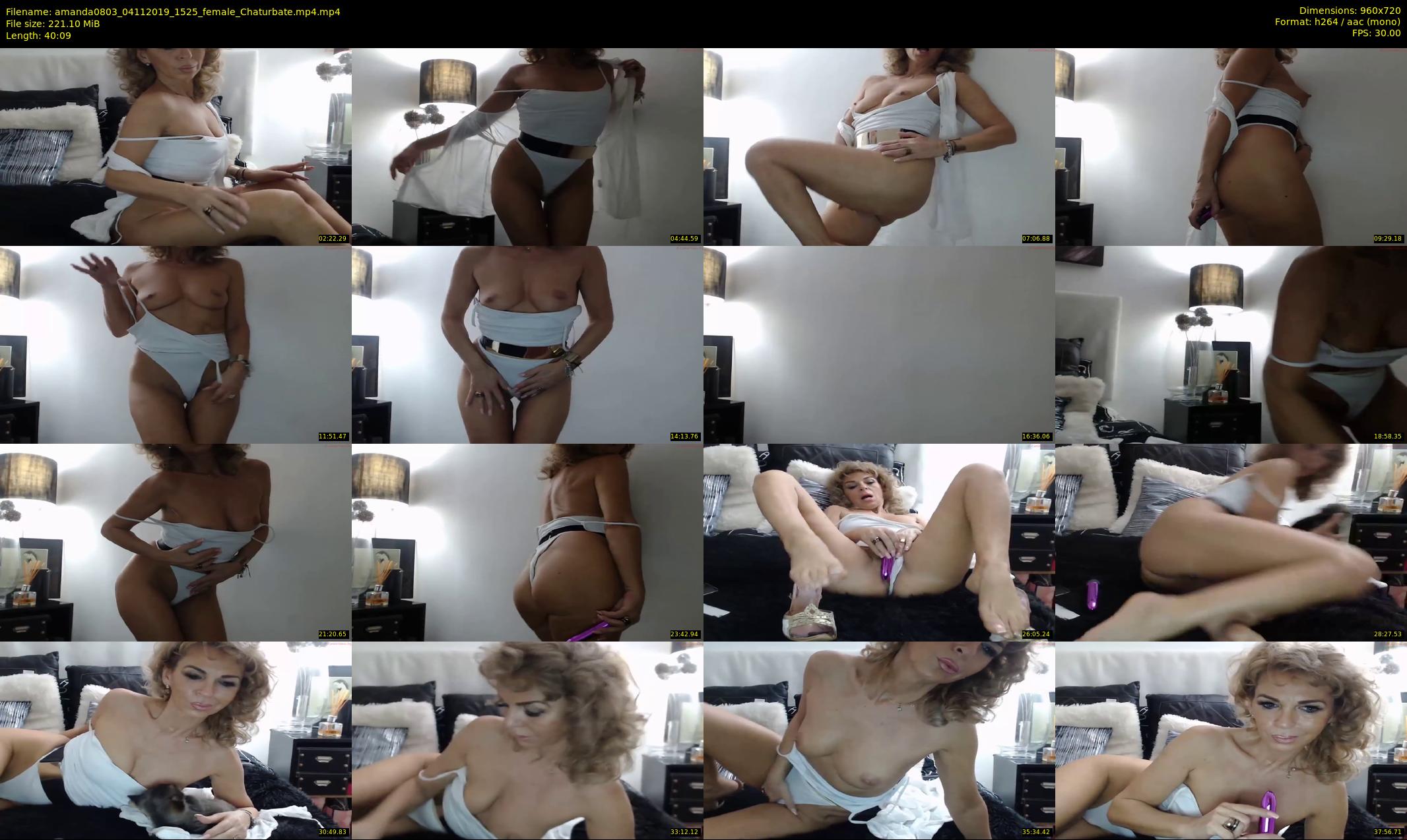 amanda0803 — 41 minute Chaturbate female cam show recording, 720p, Nov 4, 2019