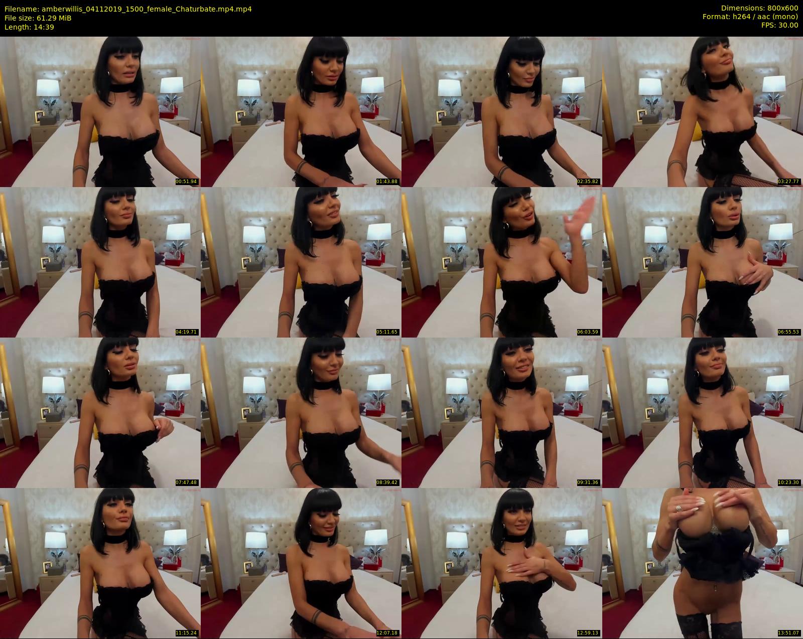 amberwillis — 15 minute Chaturbate female cam show recording, 480p, Nov 4, 2019