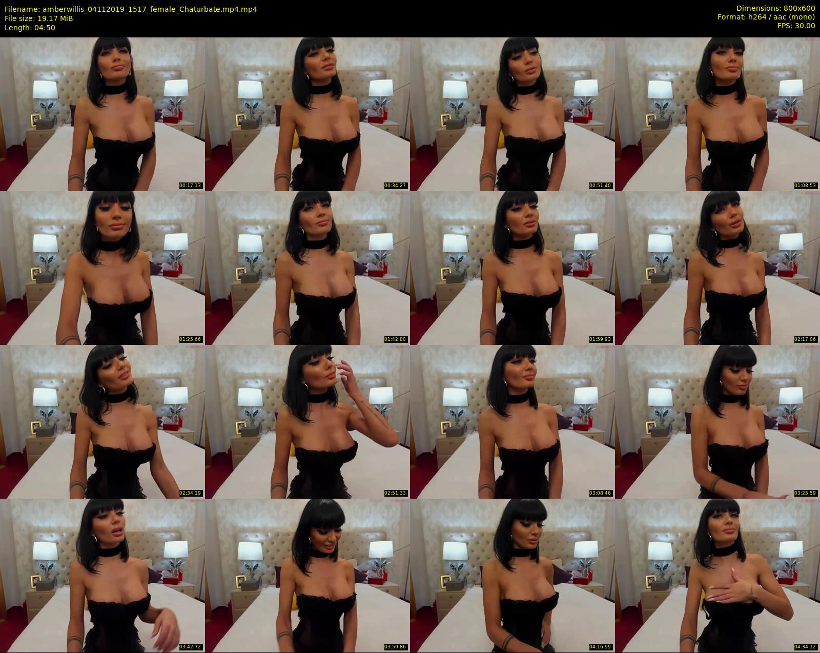 amberwillis — 5 minute Chaturbate female cam show recording, 480p, Nov 4, 2019