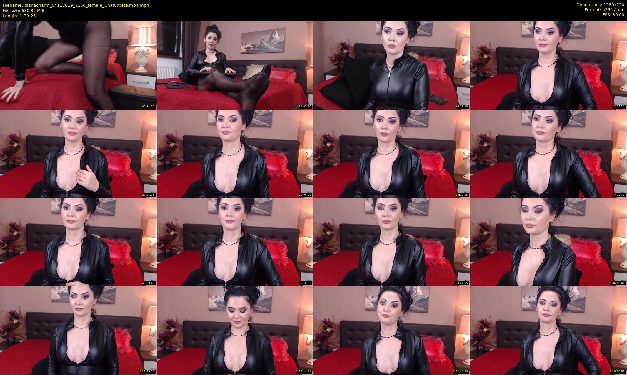 dianacharm — 94 minute Chaturbate female cam show recording, 720p, Nov 4, 2019