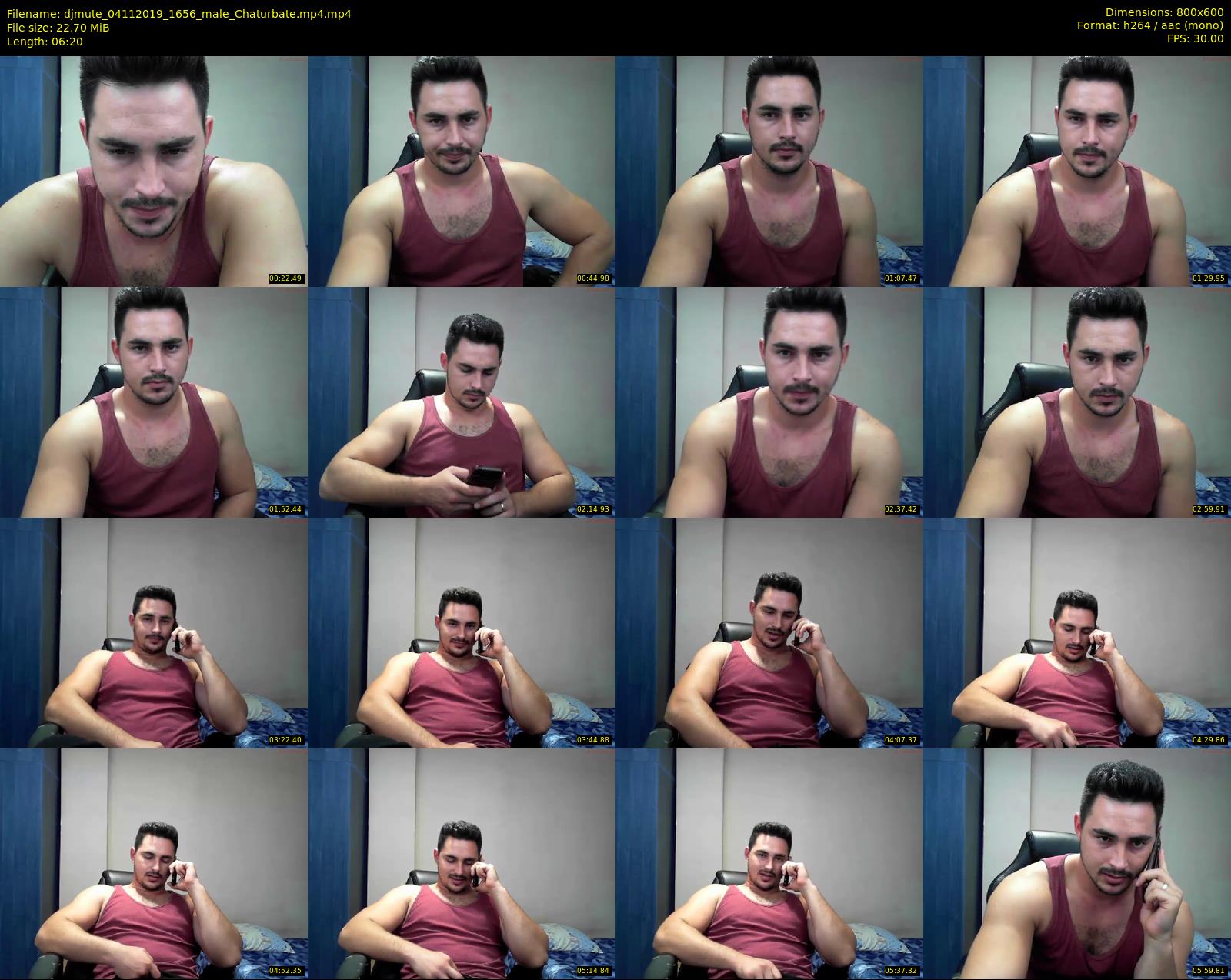 djmute — 7 minute Chaturbate male cam show recording, 480p, Nov 4, 2019