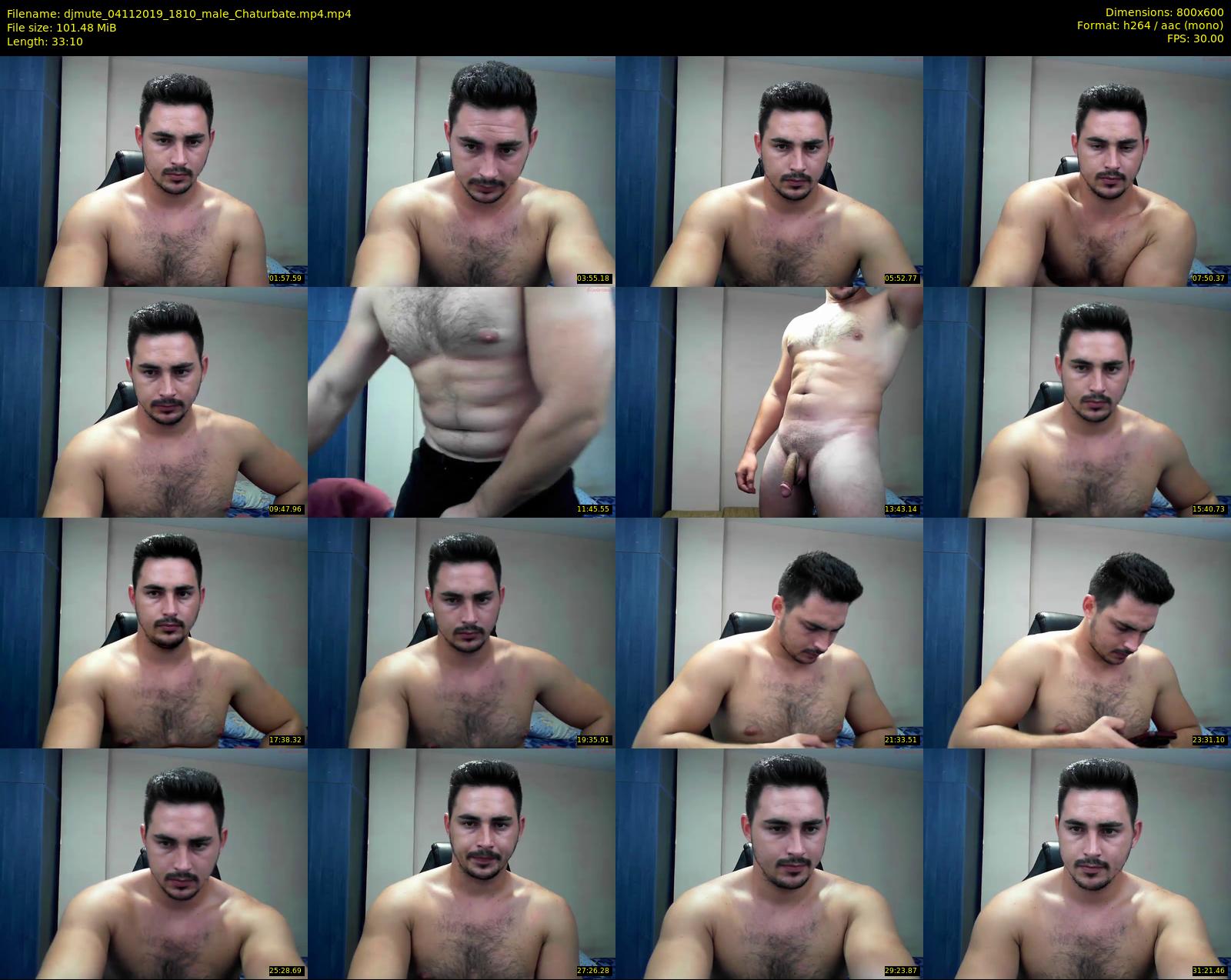 djmute — 34 minute Chaturbate male cam show recording, 480p, Nov 4, 2019