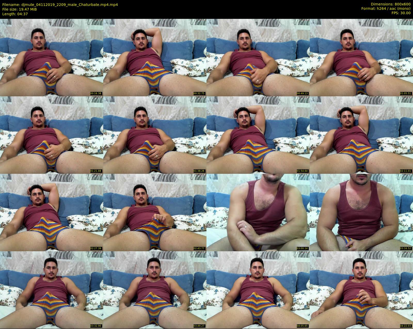 djmute — 5 minute Chaturbate male cam show recording, 480p, Nov 4, 2019