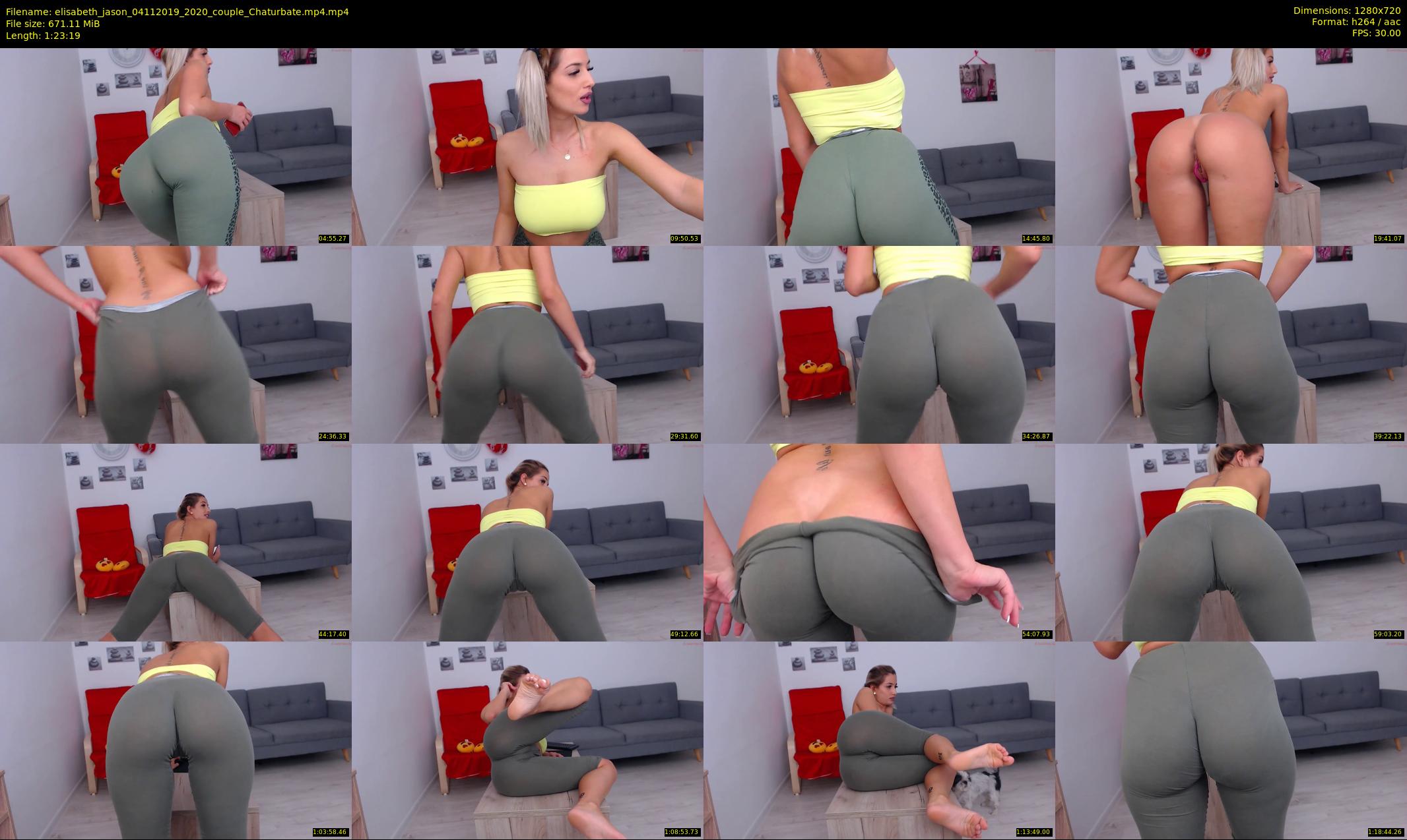 elisabeth_jason — 84 minute Chaturbate couple cam show recording, 720p, Nov 4, 2019