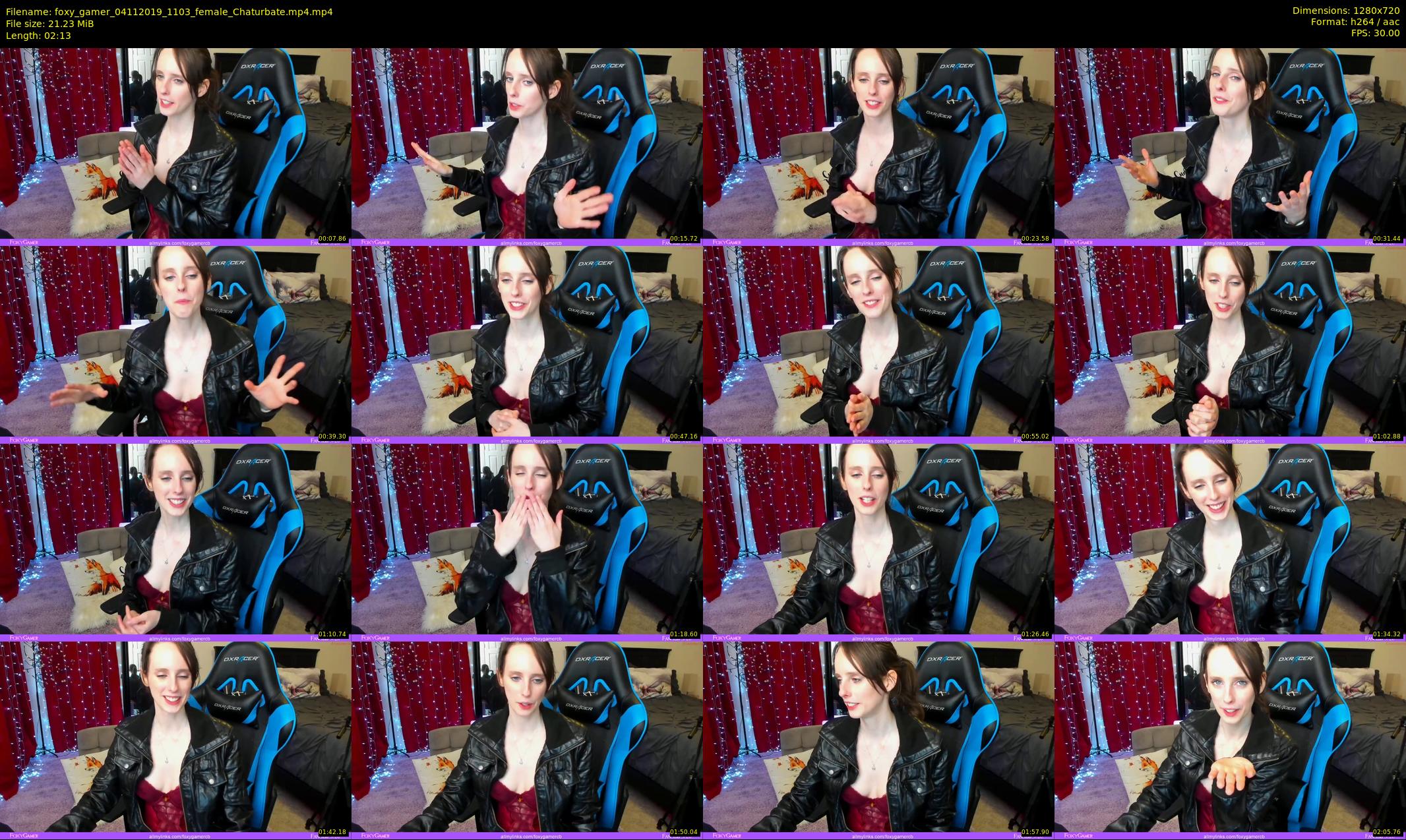 foxy_gamer — 3 minute Chaturbate female cam show recording, 720p, Nov 4, 2019