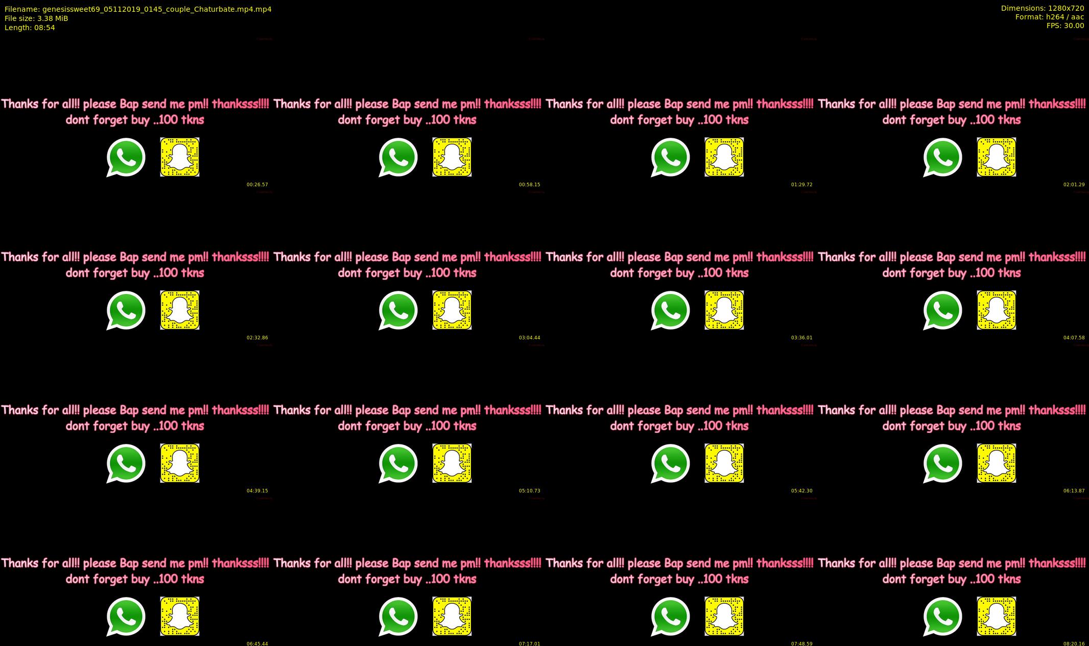 genesissweet69 — 9 minute Chaturbate couple cam show recording, 720p, Nov 5, 2019