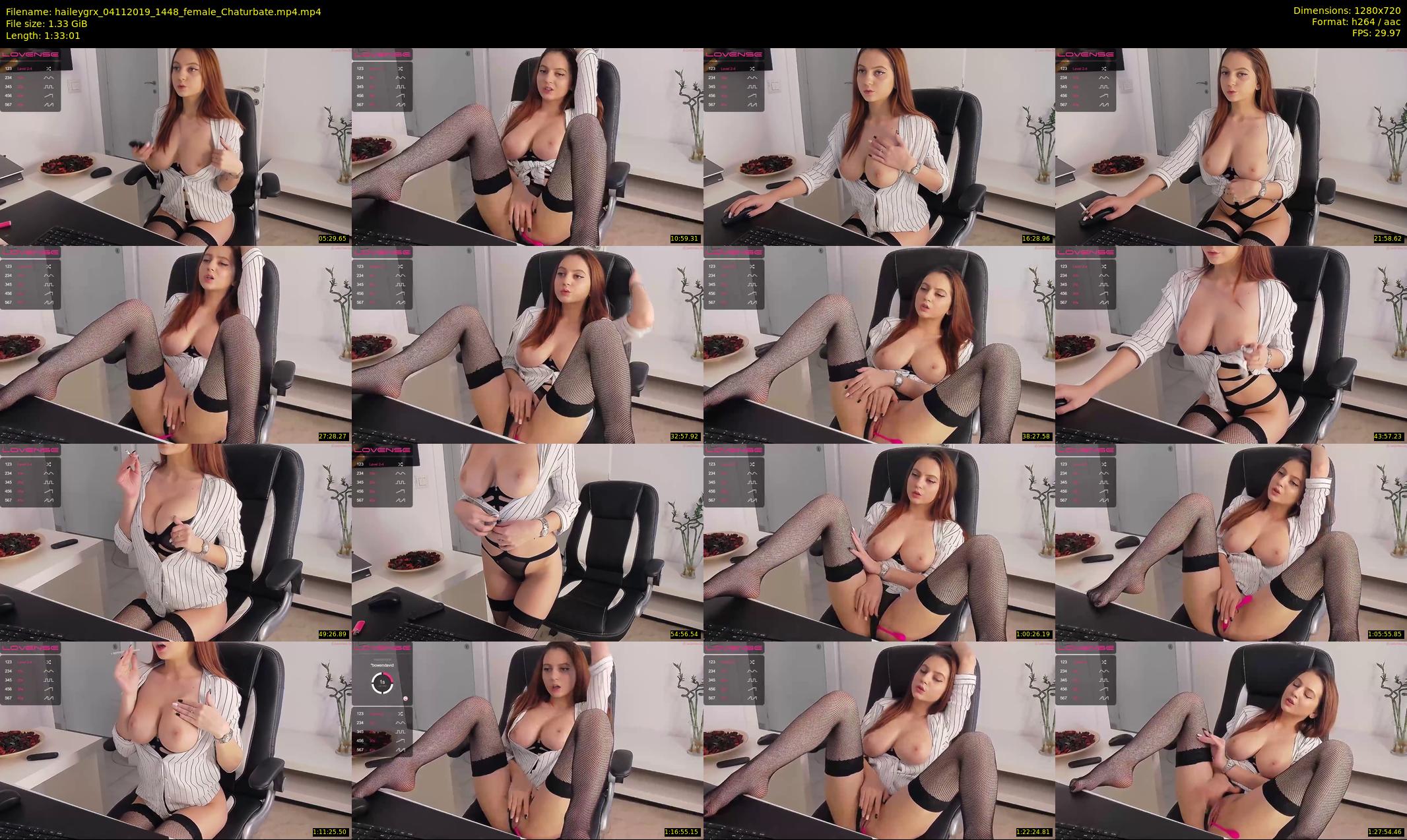 haileygrx — 94 minute Chaturbate female cam show recording, 720p, Nov 4, 2019