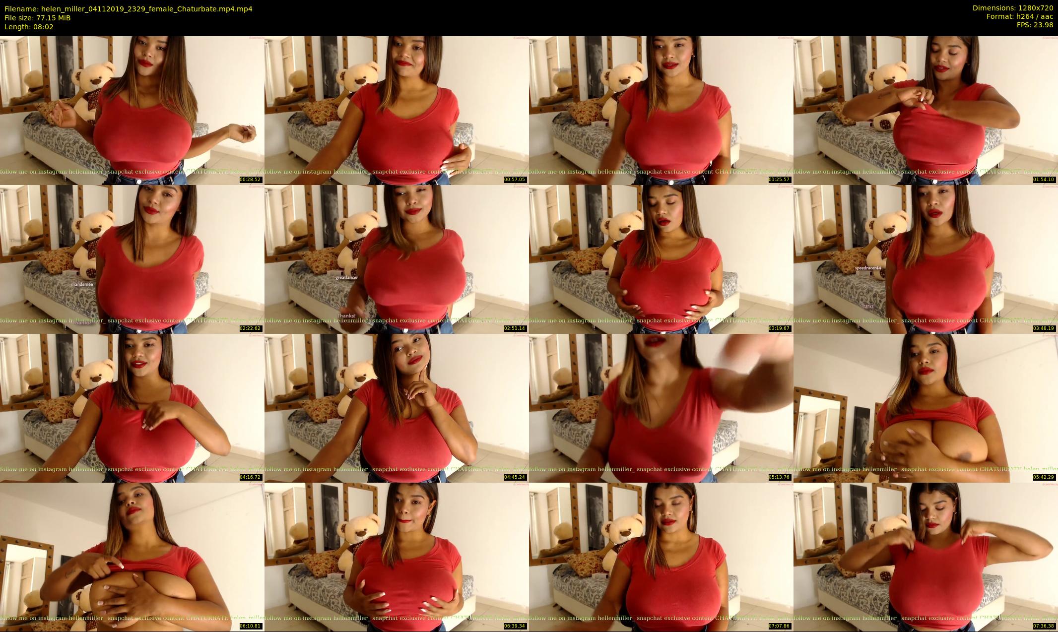 helen_miller — 9 minute Chaturbate female cam show recording, 720p, Nov 4, 2019
