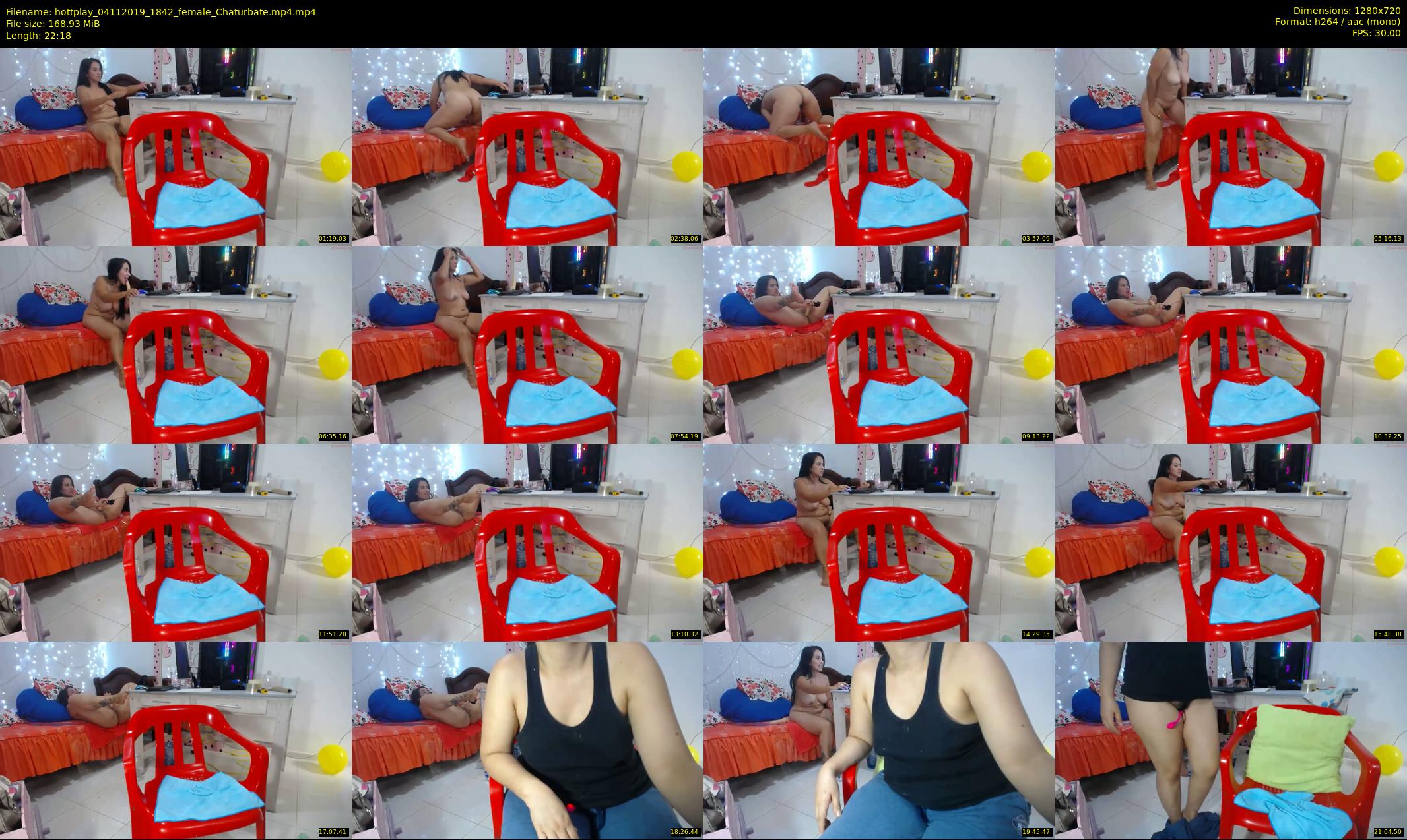 hottplay — 23 minute Chaturbate female cam show recording, 720p, Nov 4, 2019
