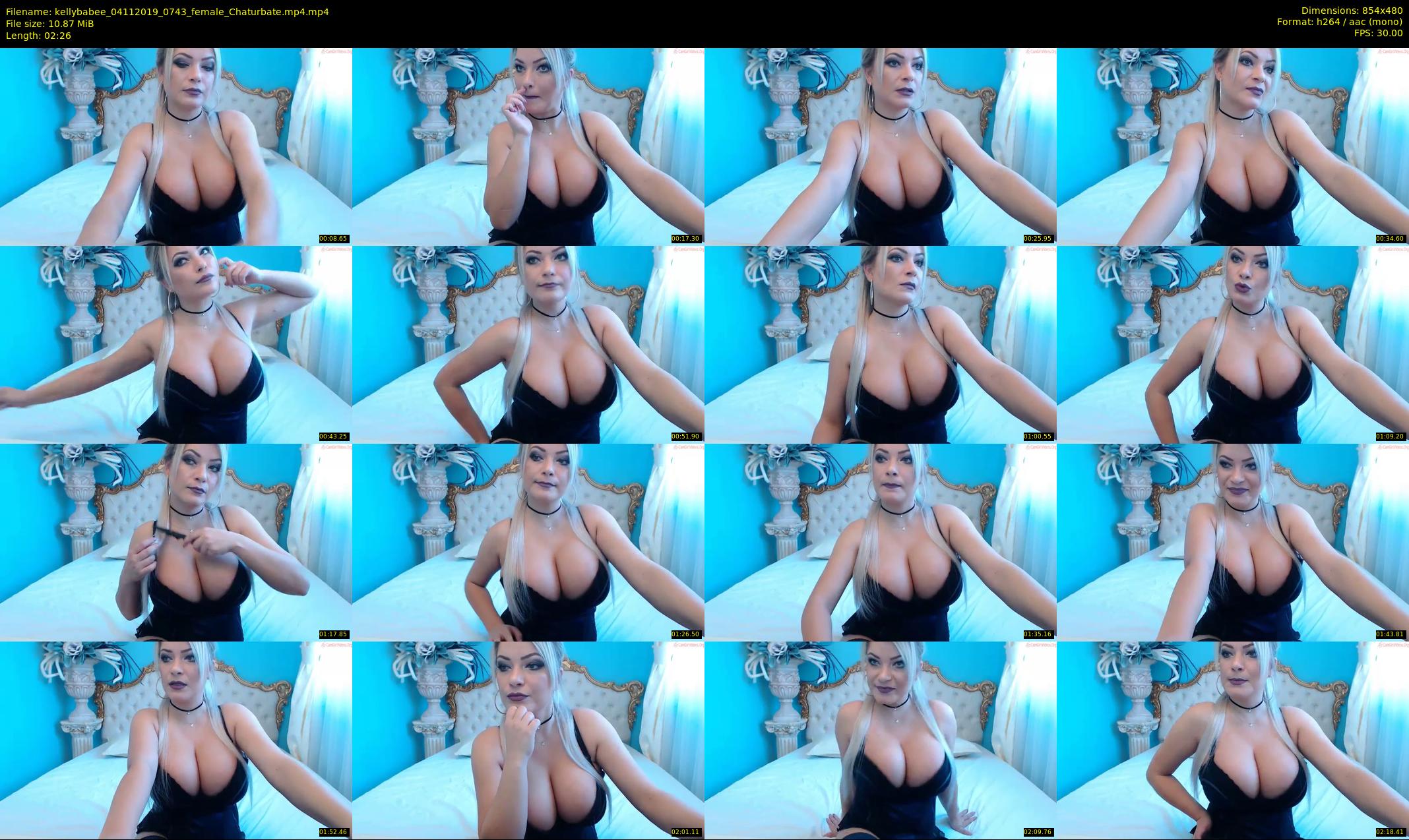 kellybabee — 3 minute Chaturbate female cam show recording, 480p, Nov 4, 2019