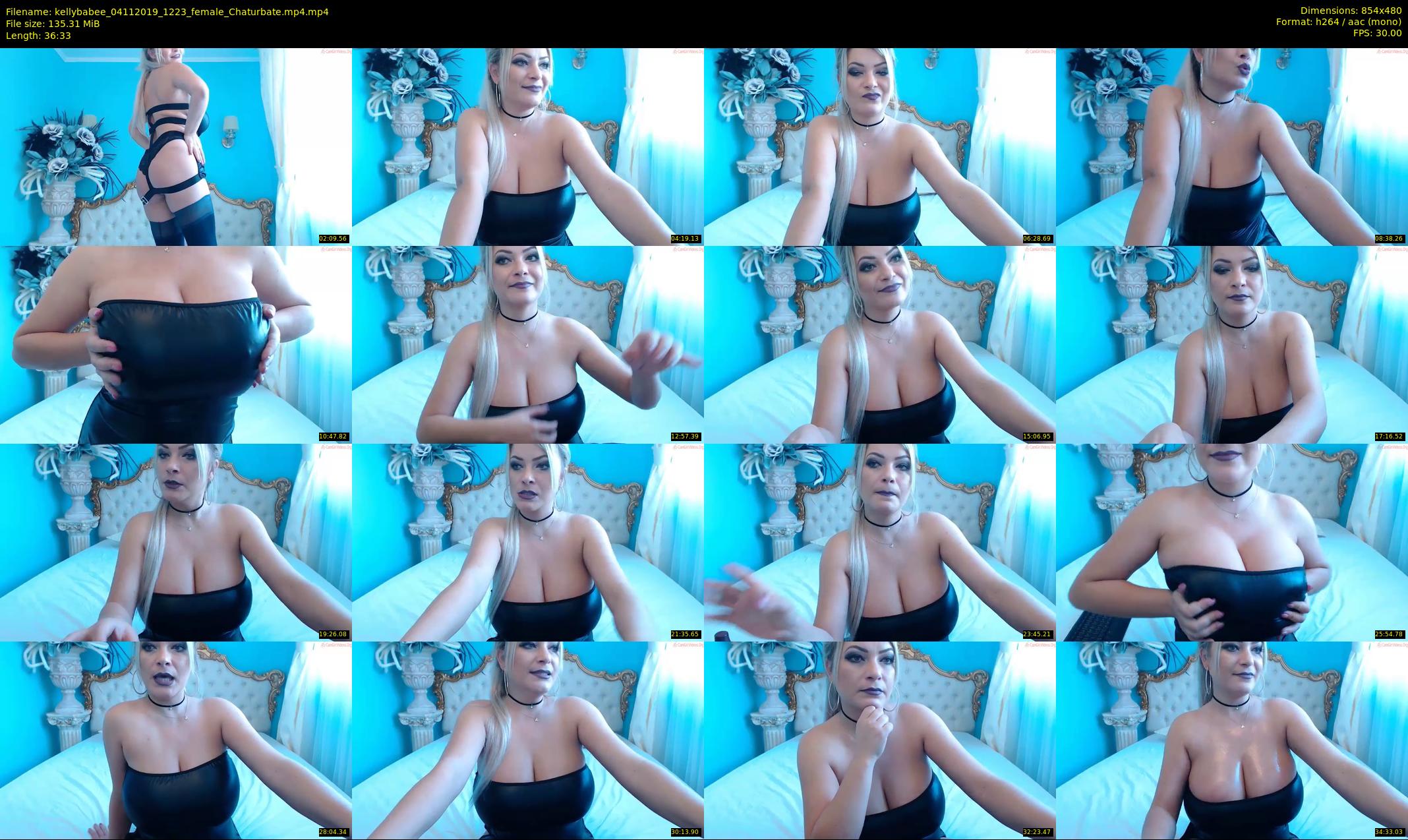 kellybabee — 37 minute Chaturbate female cam show recording, 480p, Nov 4, 2019
