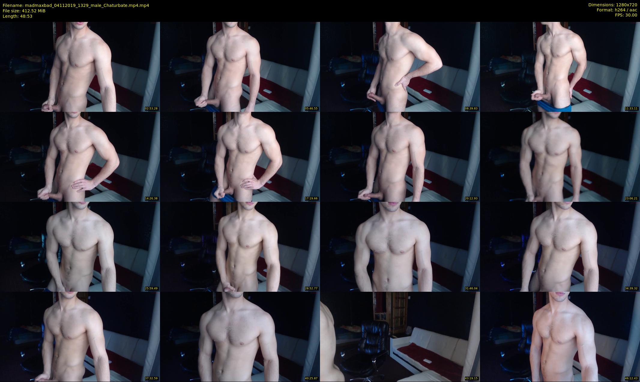 madmaxbad — 49 minute Chaturbate male cam show recording, 720p, Nov 4, 2019