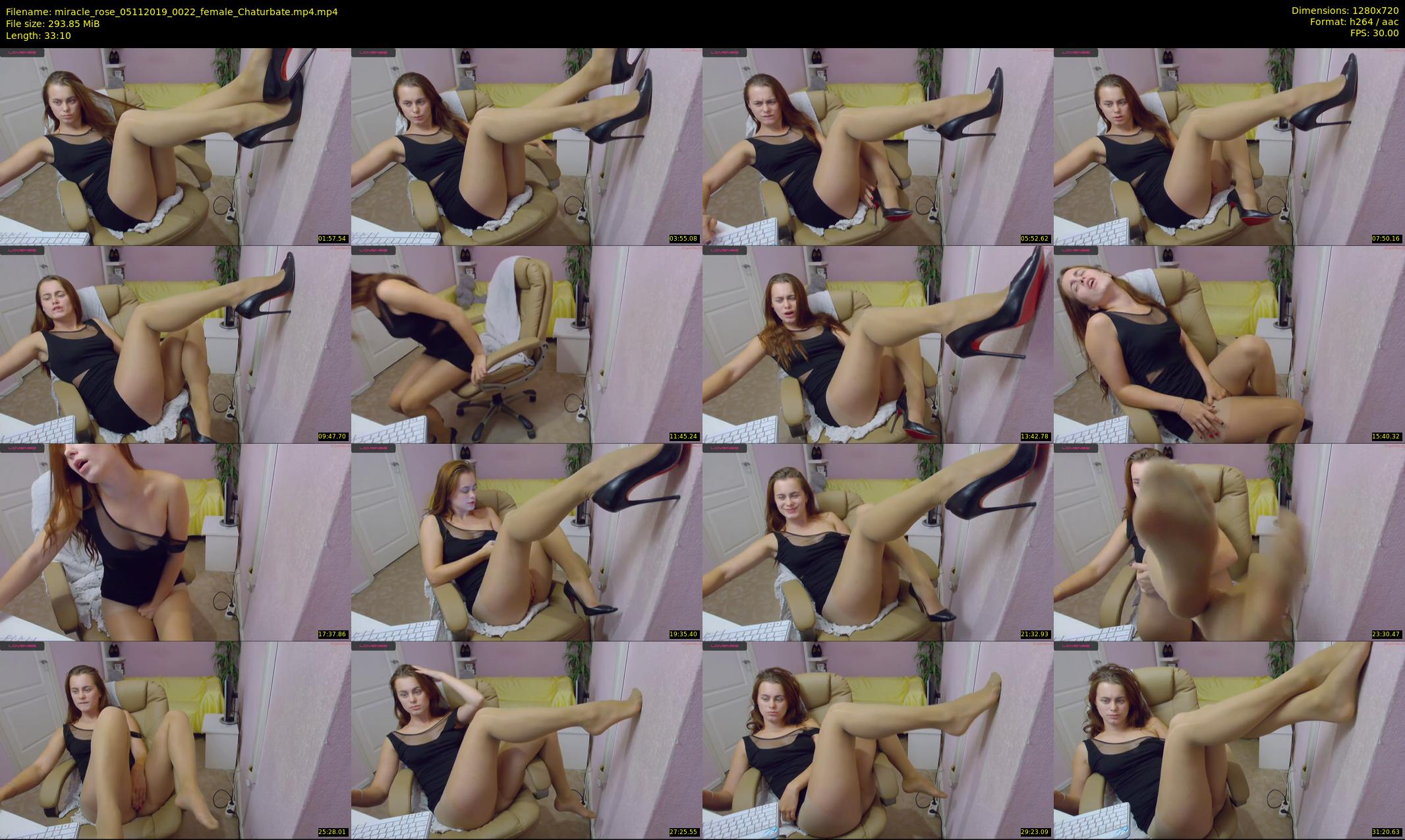 miracle_rose — 34 minute Chaturbate female cam show recording, 720p, Nov 5, 2019