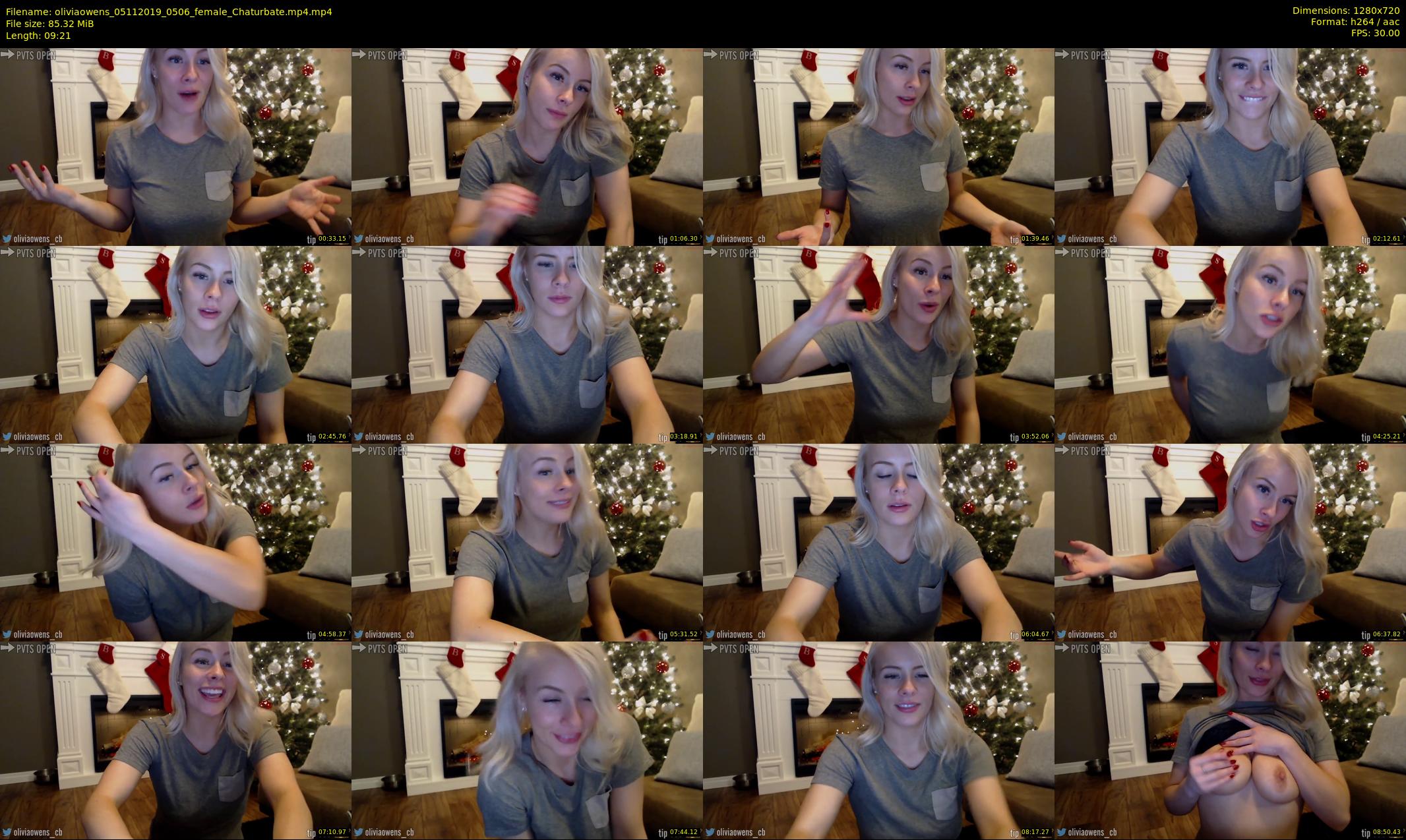 oliviaowens — 10 minute Chaturbate female cam show recording, 720p, Nov 5, 2019