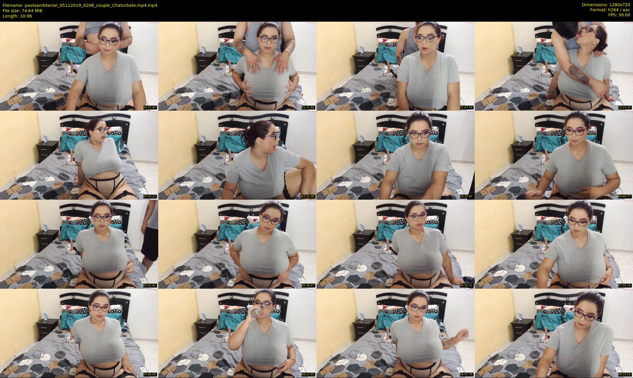 paolaanddaniel — 11 minute Chaturbate couple cam show recording, 720p, Nov 5, 2019