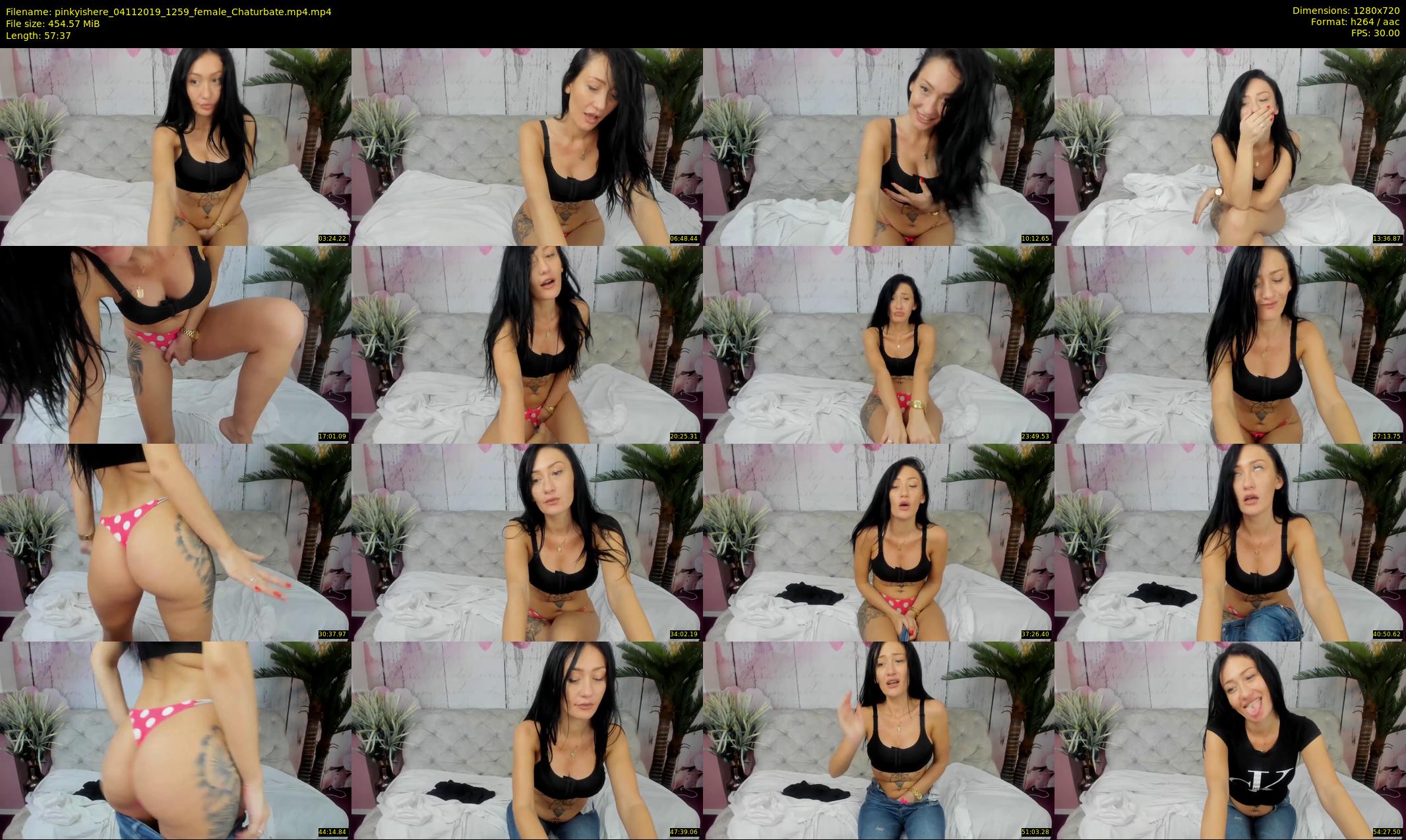 pinkyishere — 58 minute Chaturbate female cam show recording, 720p, Nov 4, 2019