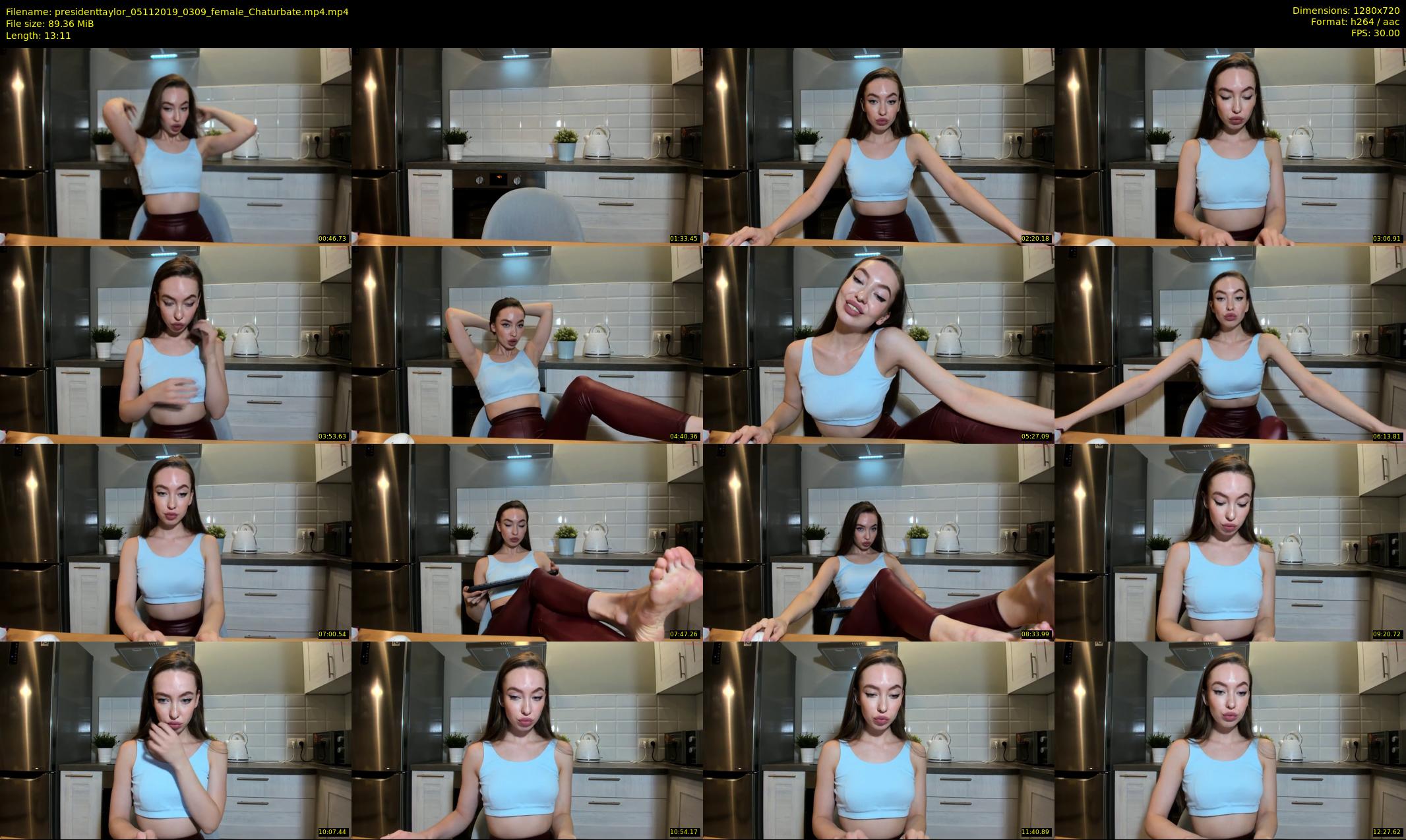 presidenttaylor — 14 minute Chaturbate female cam show recording, 720p, Nov 5, 2019