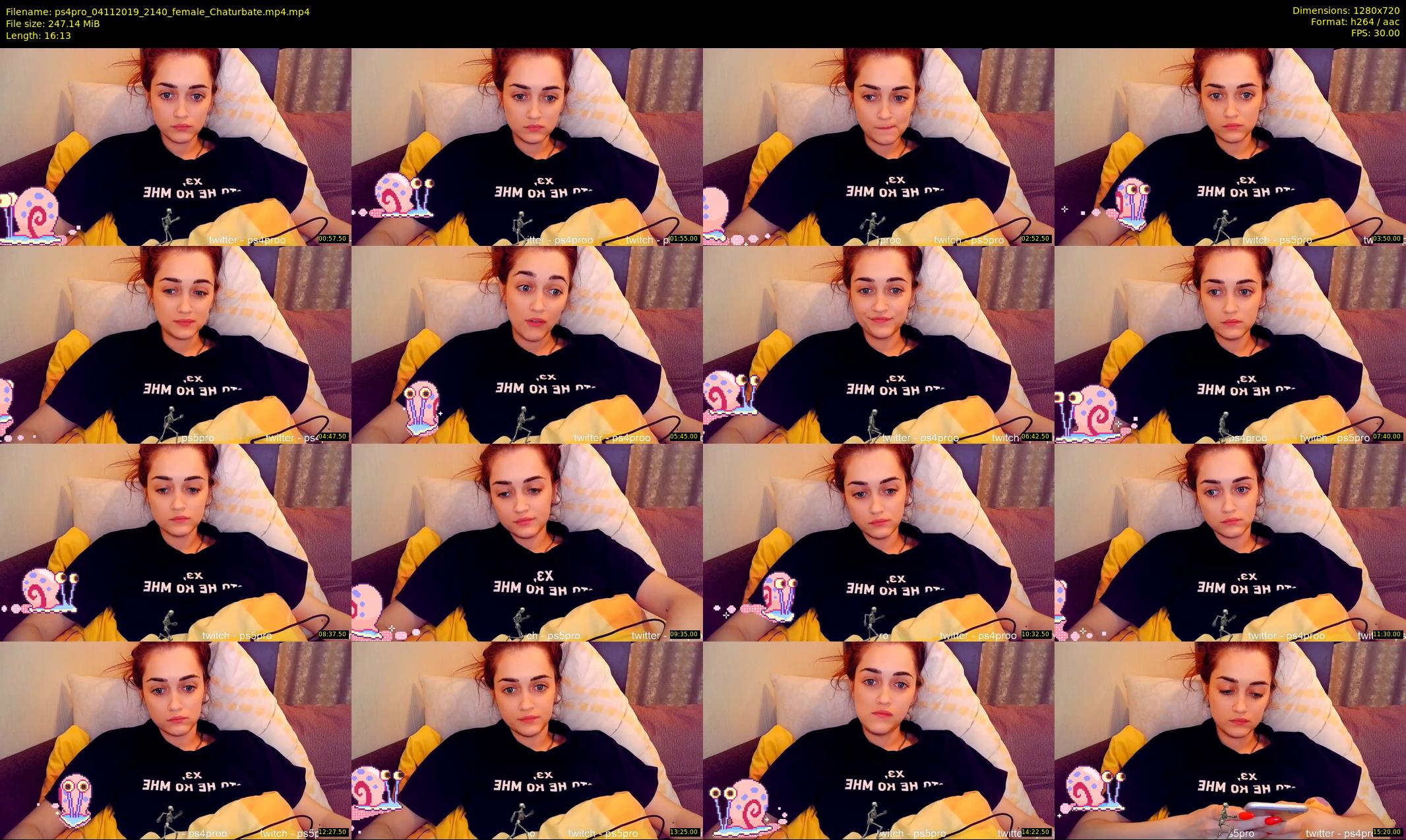 ps4pro — 17 minute Chaturbate female cam show recording, 720p, Nov 4, 2019
