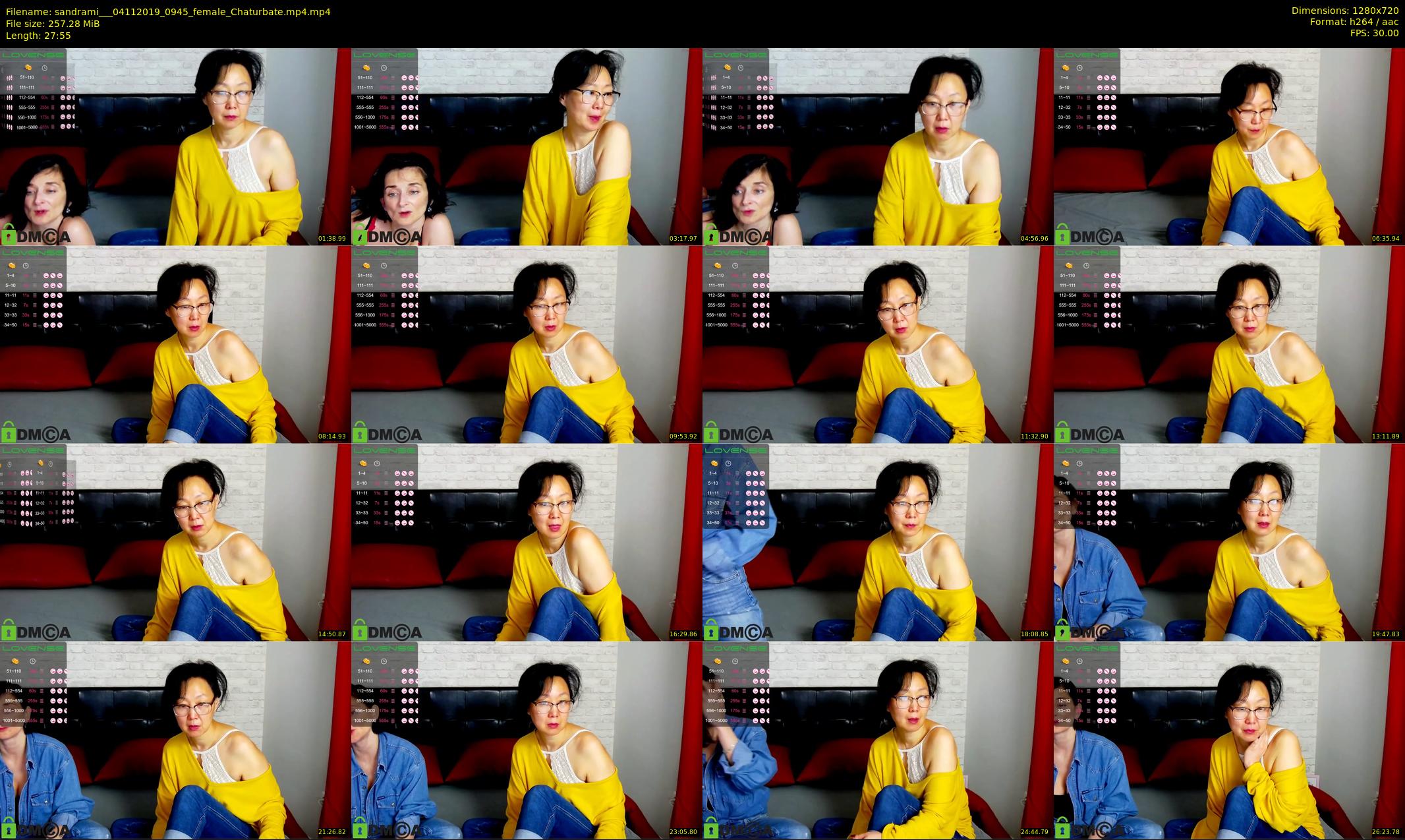 sandrami__ — 28 minute Chaturbate female cam show recording, 720p, Nov 4, 2019