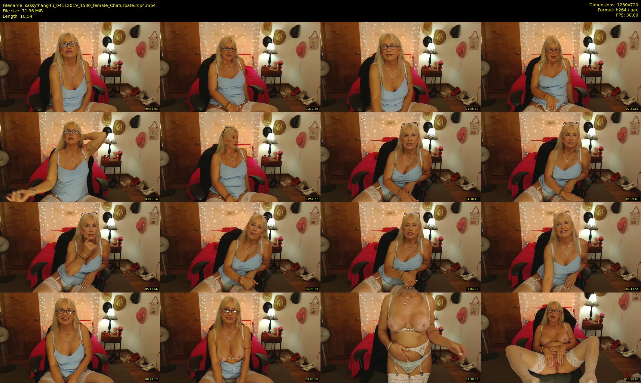 sassythang4u — 11 minute Chaturbate female cam show recording, 720p, Nov 4, 2019
