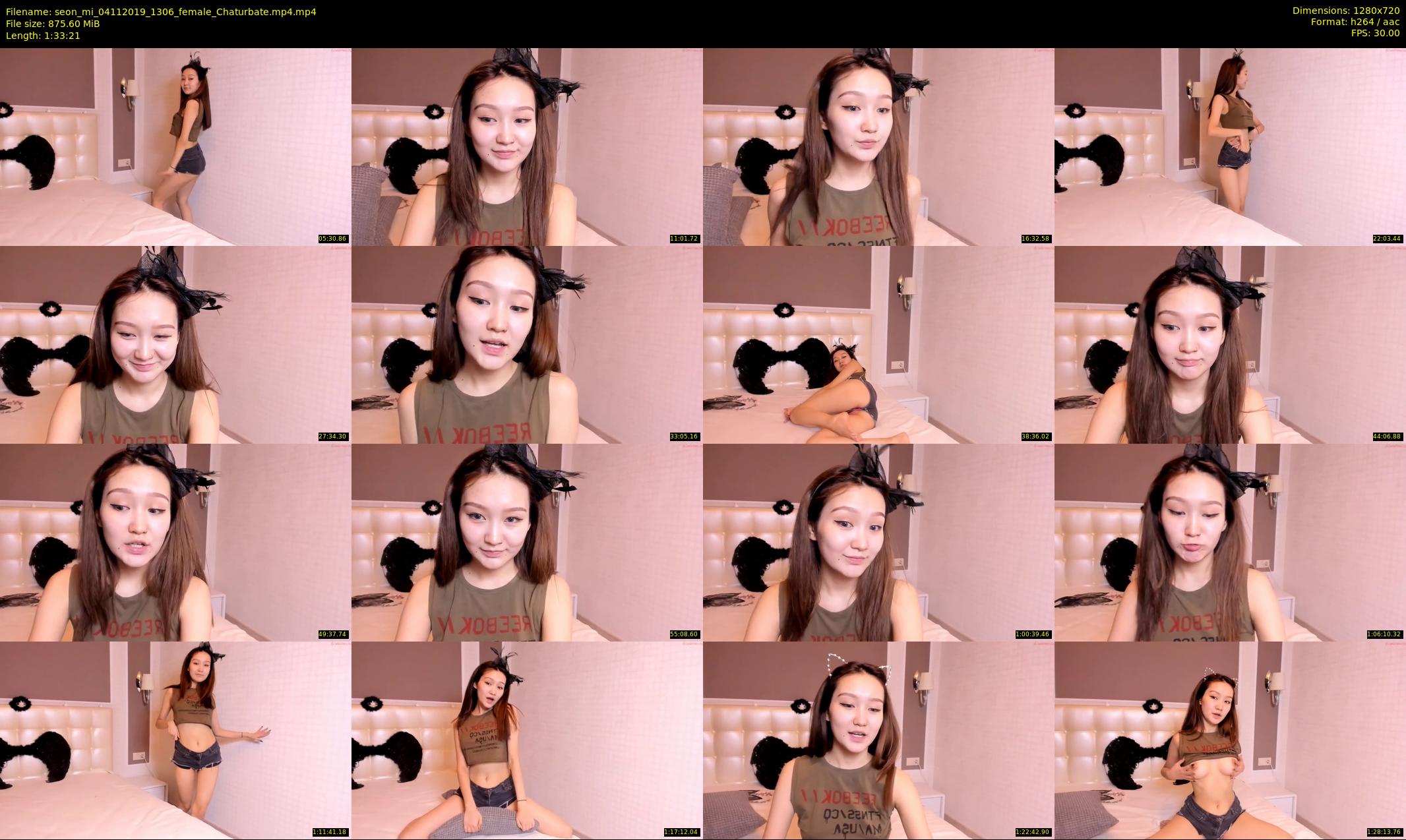 seon_mi — 94 minute Chaturbate female cam show recording, 720p, Nov 4, 2019