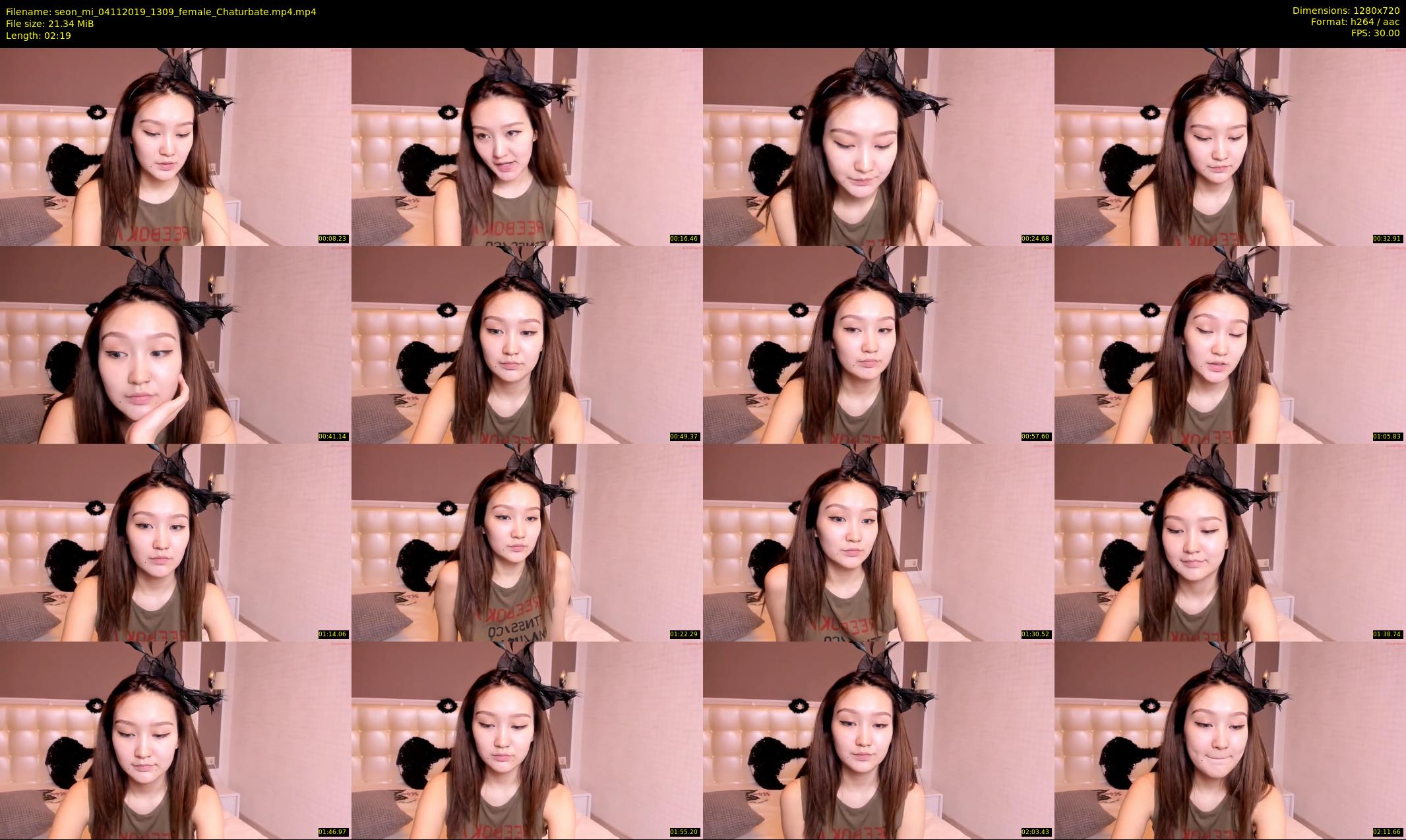 seon_mi — 3 minute Chaturbate female cam show recording, 720p, Nov 4, 2019