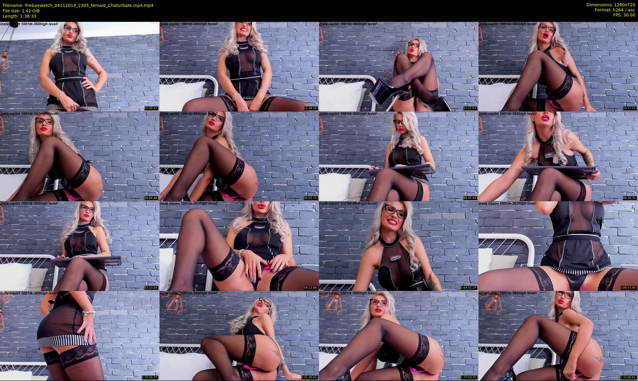 thebaewatch — 99 minute Chaturbate female cam show recording, 720p, Nov 4, 2019